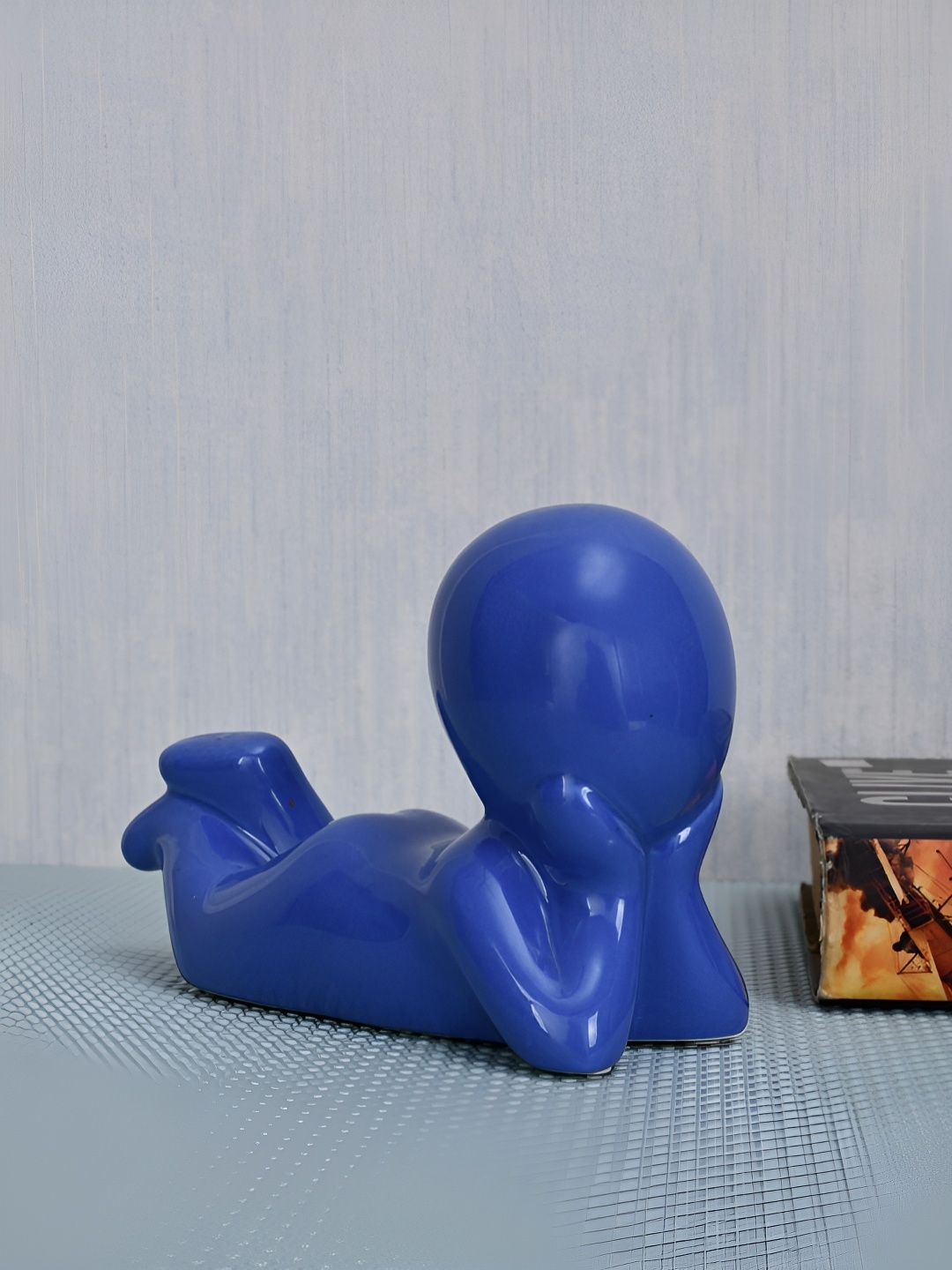 

Athome by Nilkamal Blue Small Figurine Showpiece