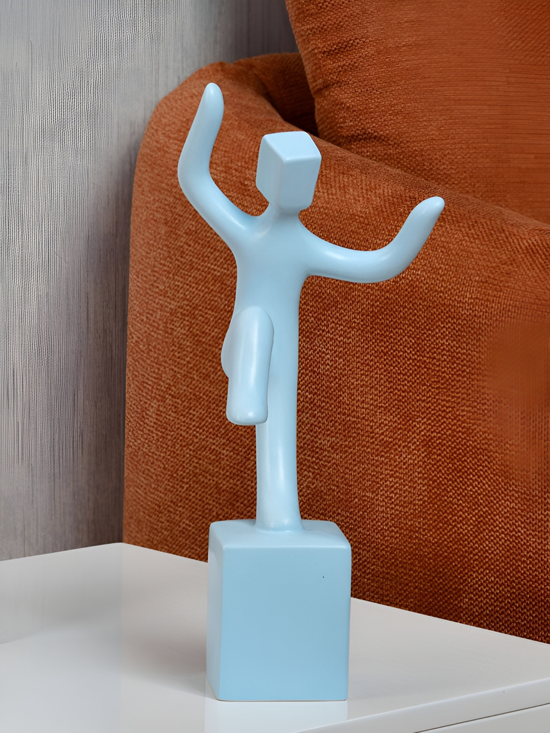 

Athome by Nilkamal Blue Medium Figurine Showpiece