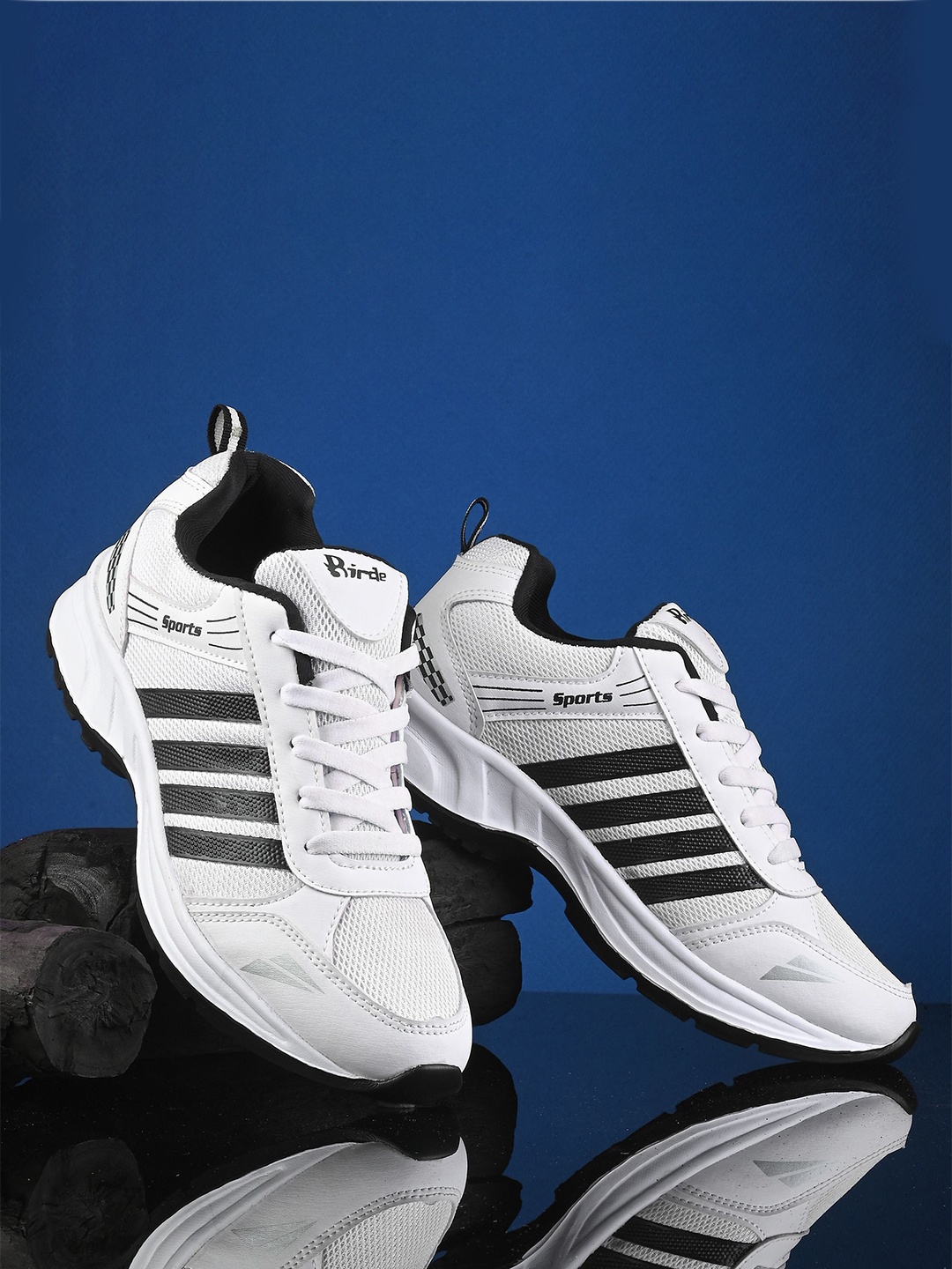 

BIRDE Men Mesh Non-Marking Walking Shoes, White