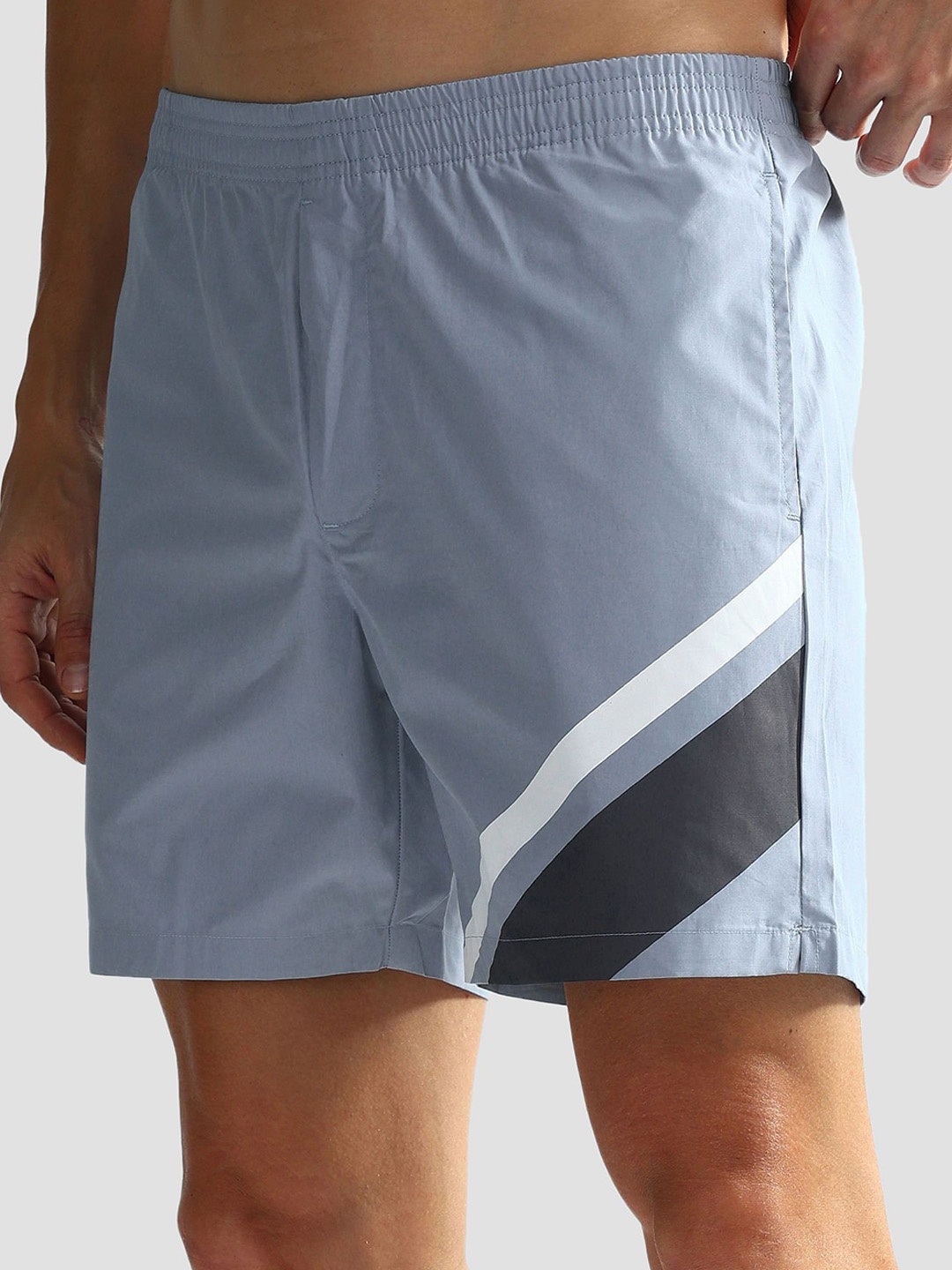 

U.S. Polo Assn. Men Mid Rise Cotton Boxer Shorts OEX06-G01-PL, Blue