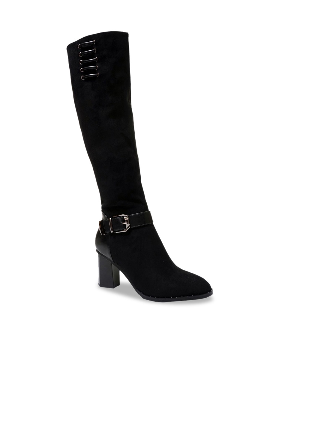 

Ronnie Women Block-Heeled Regular Boots, Black