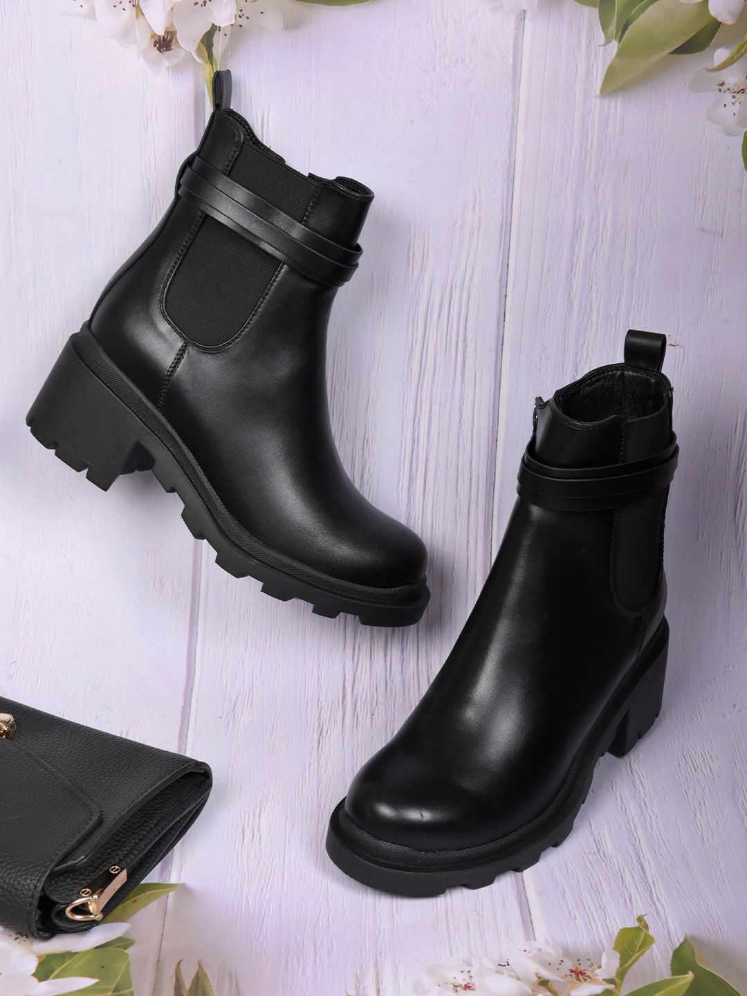 

Ronnie Grey Women Casual Ankle Length Regular Boots, Black