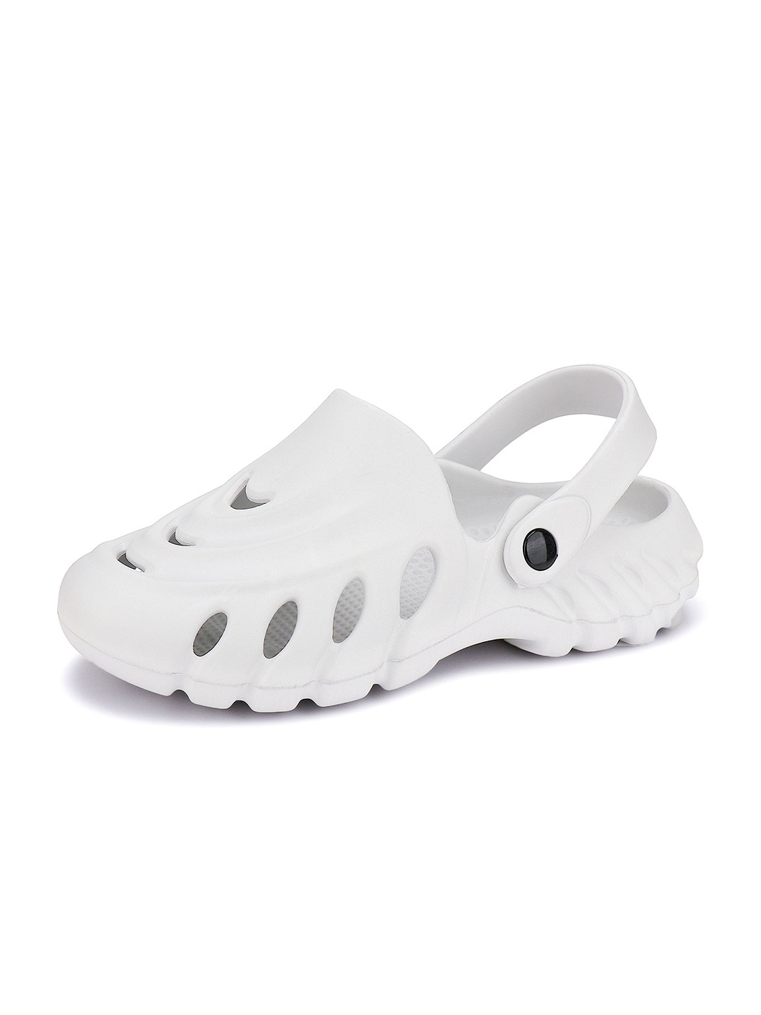 

BERSACHE Men Rubber Clogs, White