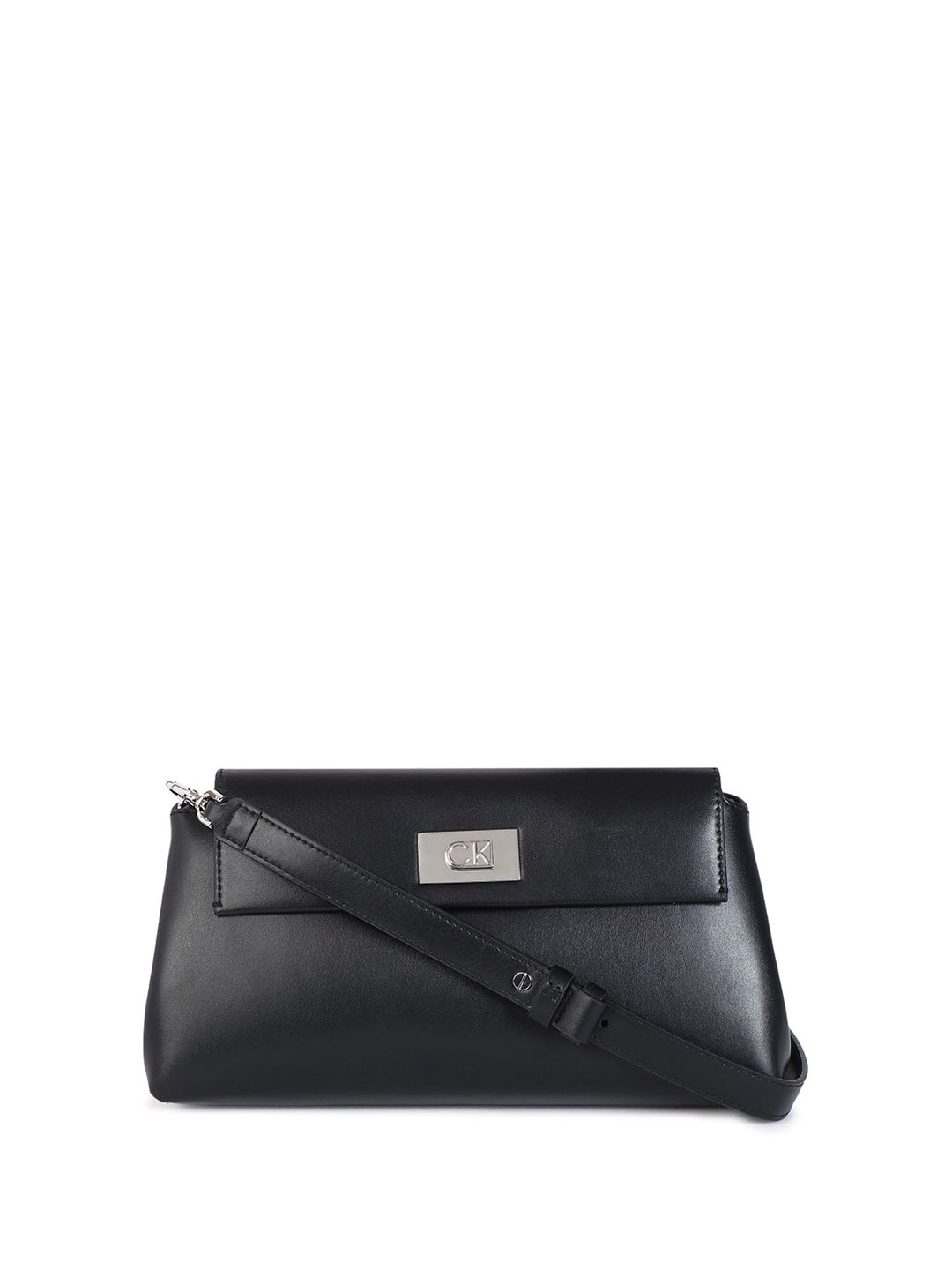 

Calvin Klein Women Structured Sling Bag with Quilted, Black