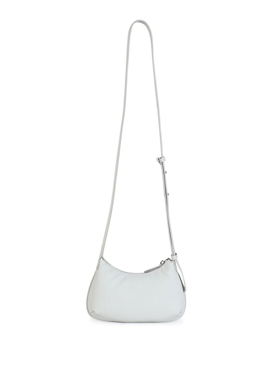 

Calvin Klein Women Embellished PU Bucket Sling Bag with Quilted, White