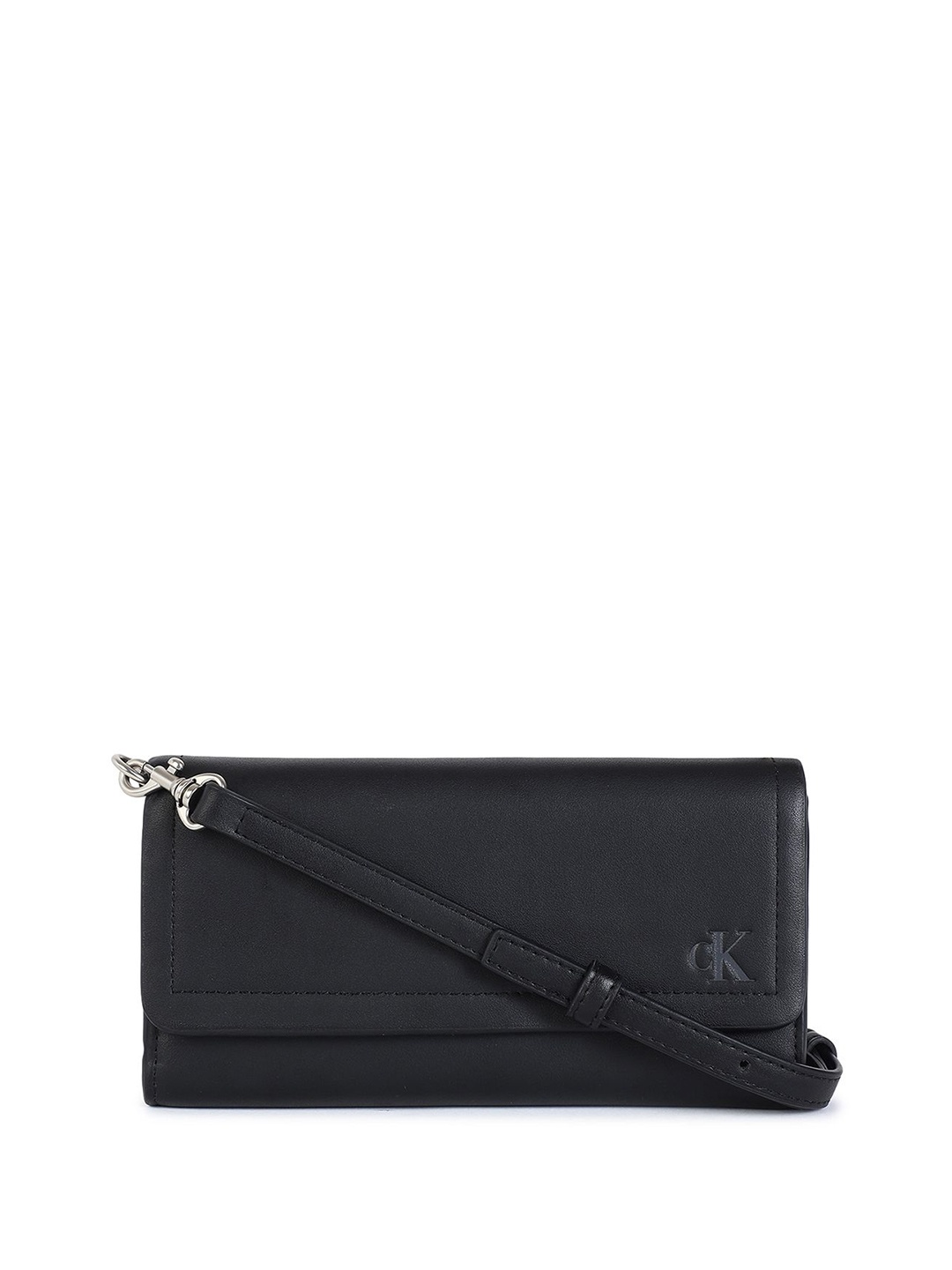 

Calvin Klein Women PU Envelope Wallet, Black