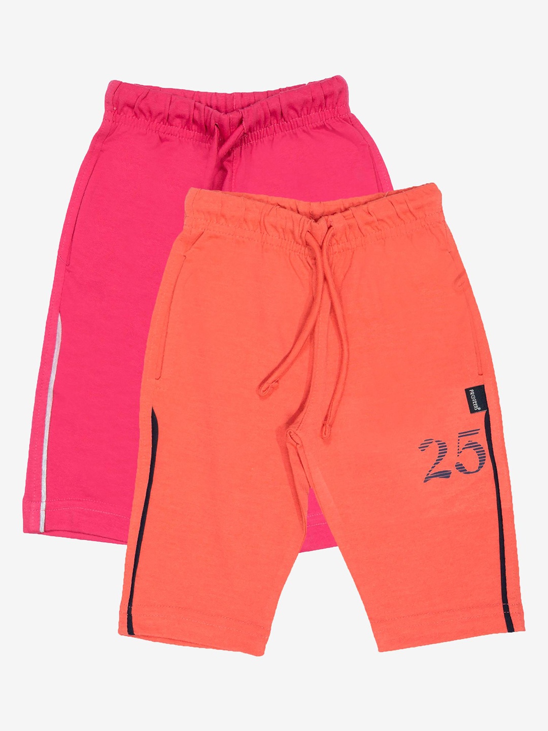 

Bodycare Pack Of 2 Girls Capris, Orange