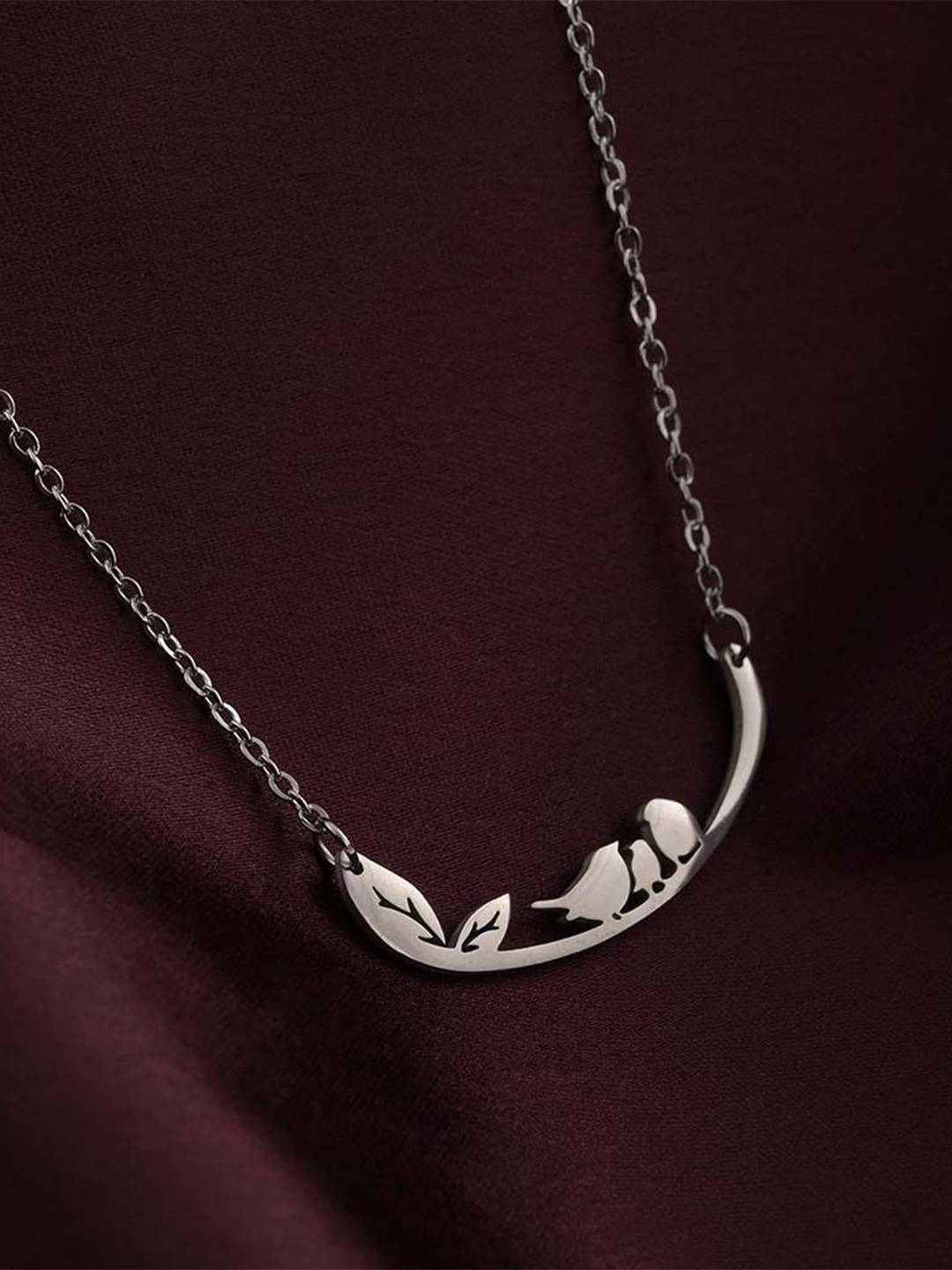 

PALMONAS Silver-Plated Stainless Steel Siren's Song Chain