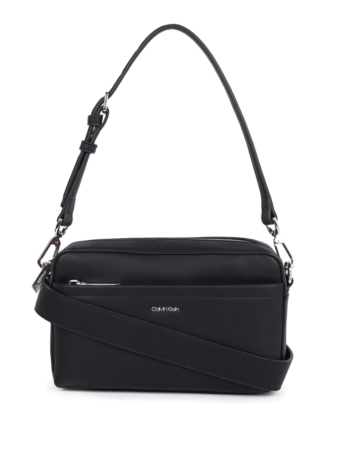 

Calvin Klein Women Structured Satchel, Black