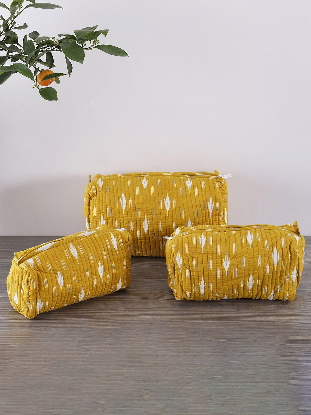 

HANDICRAFT PALACE Oversized Structured Sling Bag with Fringed, Yellow