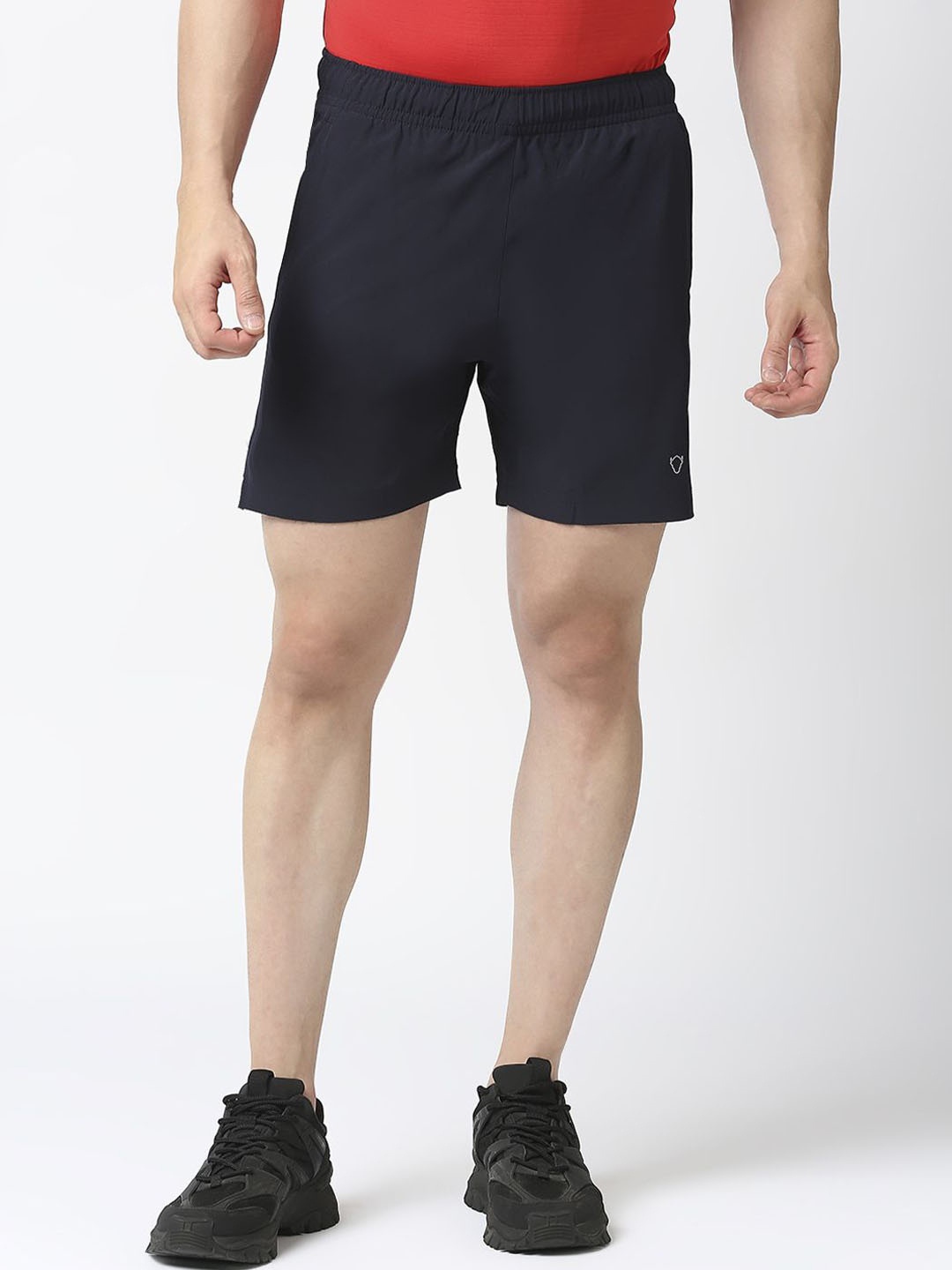 

Lovable Sport Men Mid-Rise Dri-FIT Running Sports Shorts, Navy blue
