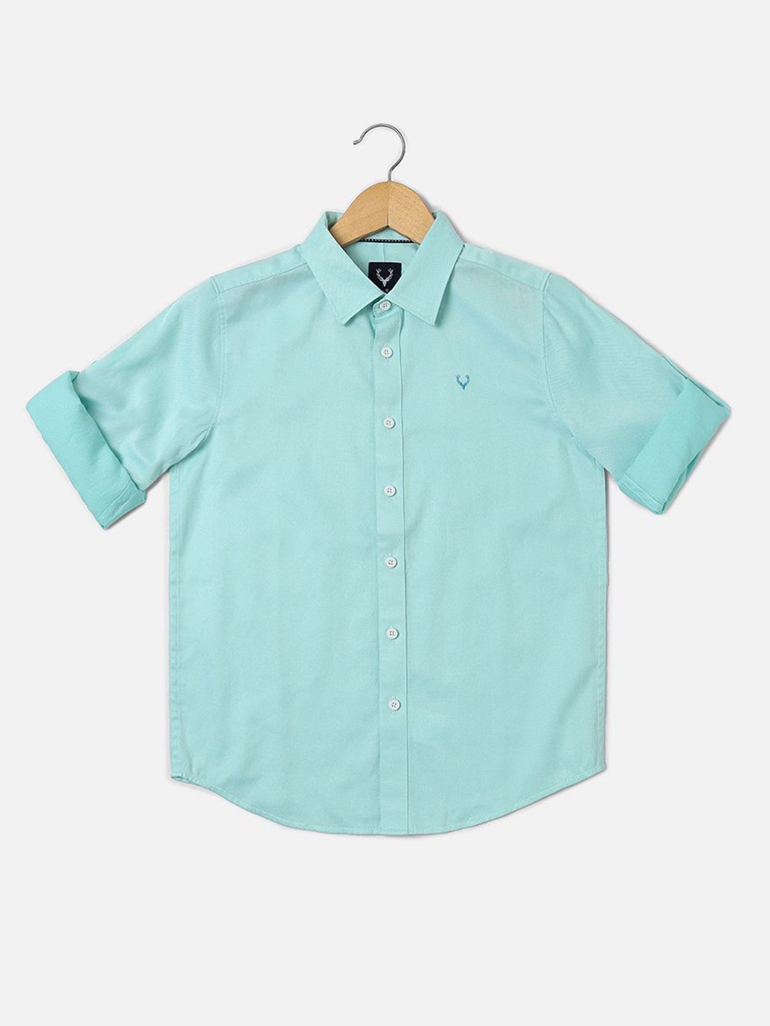 

Allen Solly Junior Boys Slim Fit Opaque Casual Shirt, Blue