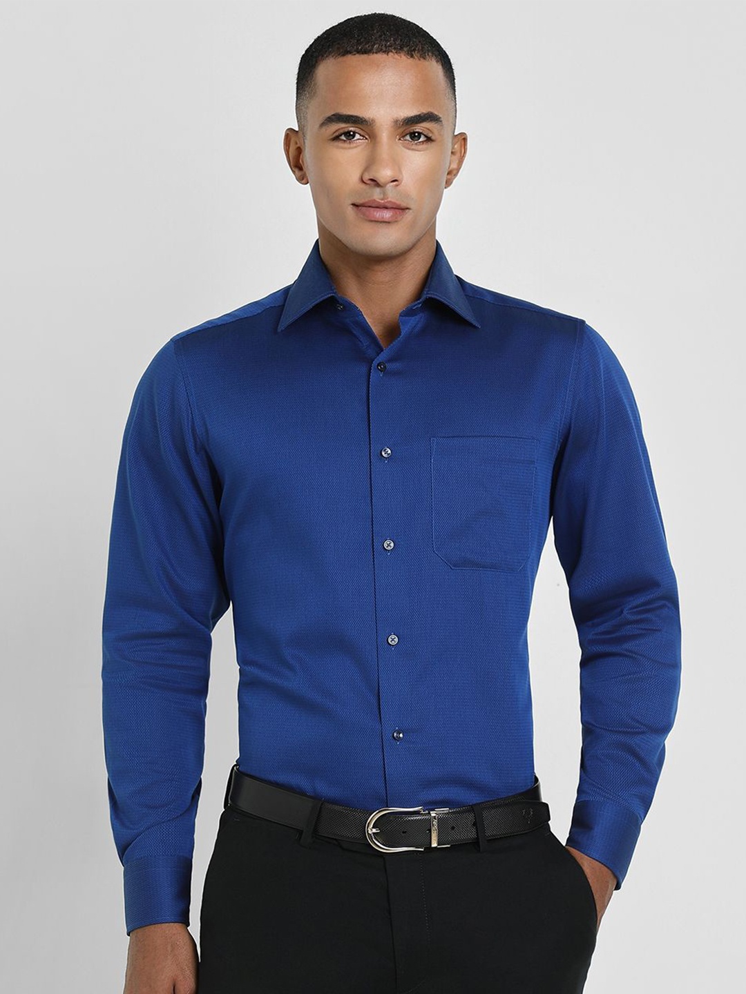 

Allen Solly Sport Men Opaque Formal Shirt, Blue