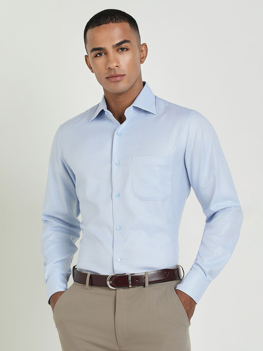 

Allen Solly Sport Men Opaque Formal Shirt, Blue