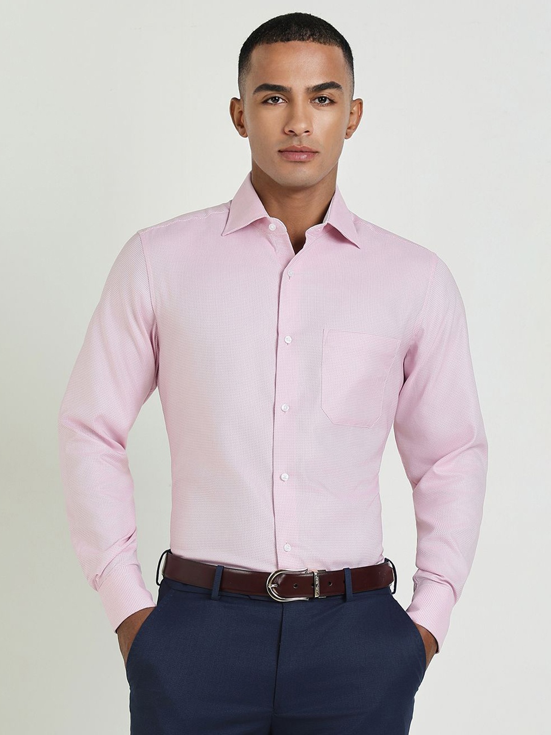 

Allen Solly Sport Men Opaque Formal Shirt, Pink
