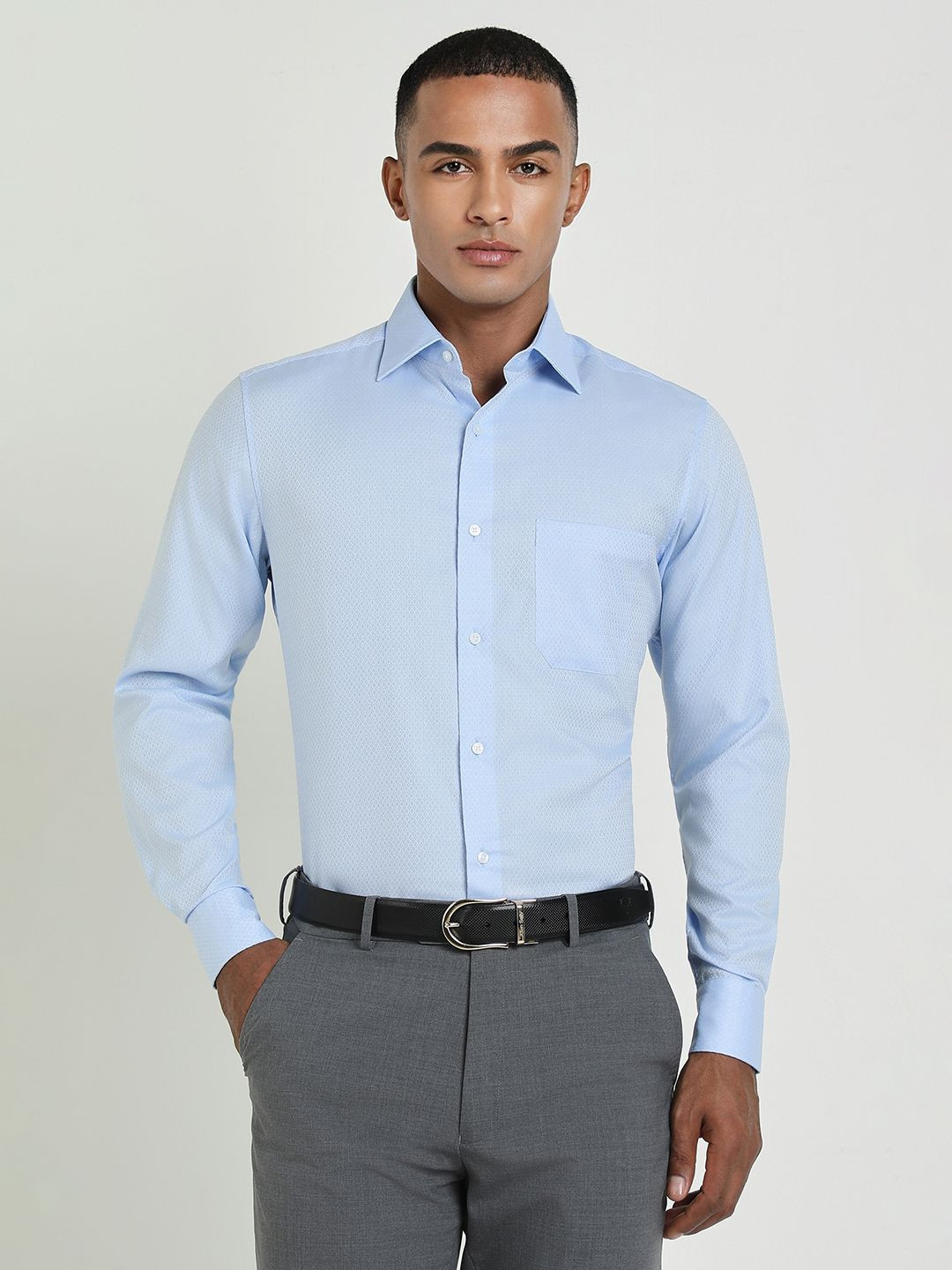 

Allen Solly Sport Men Opaque Formal Shirt, Blue