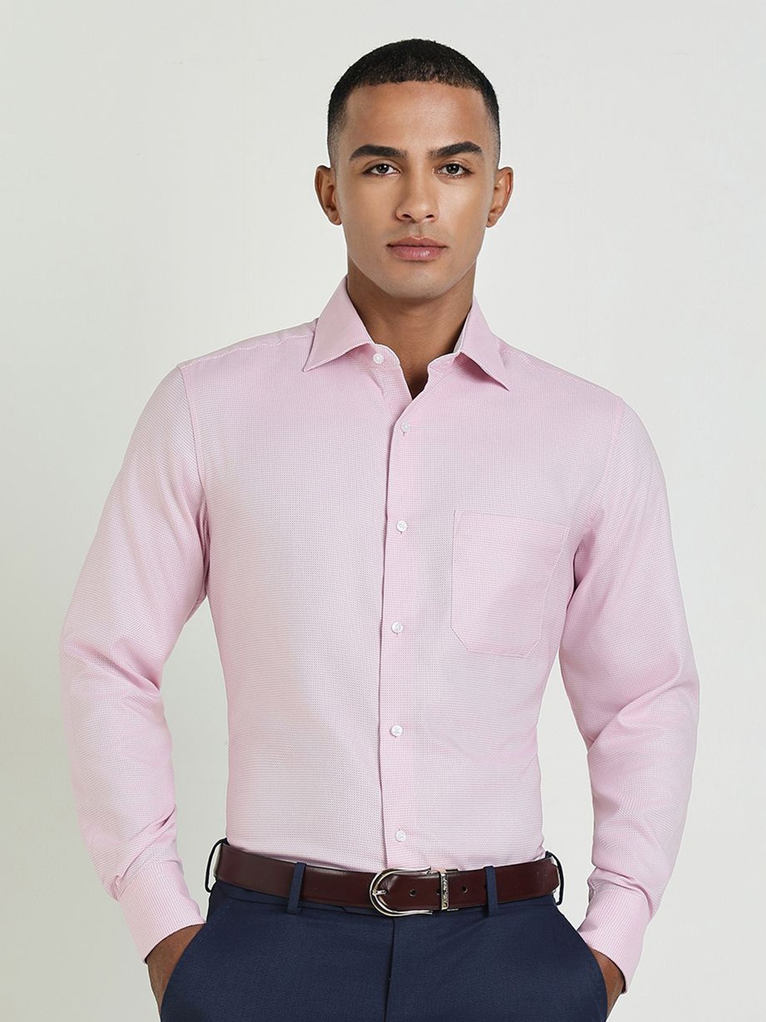 

Allen Solly Sport Men Opaque Formal Shirt, Pink