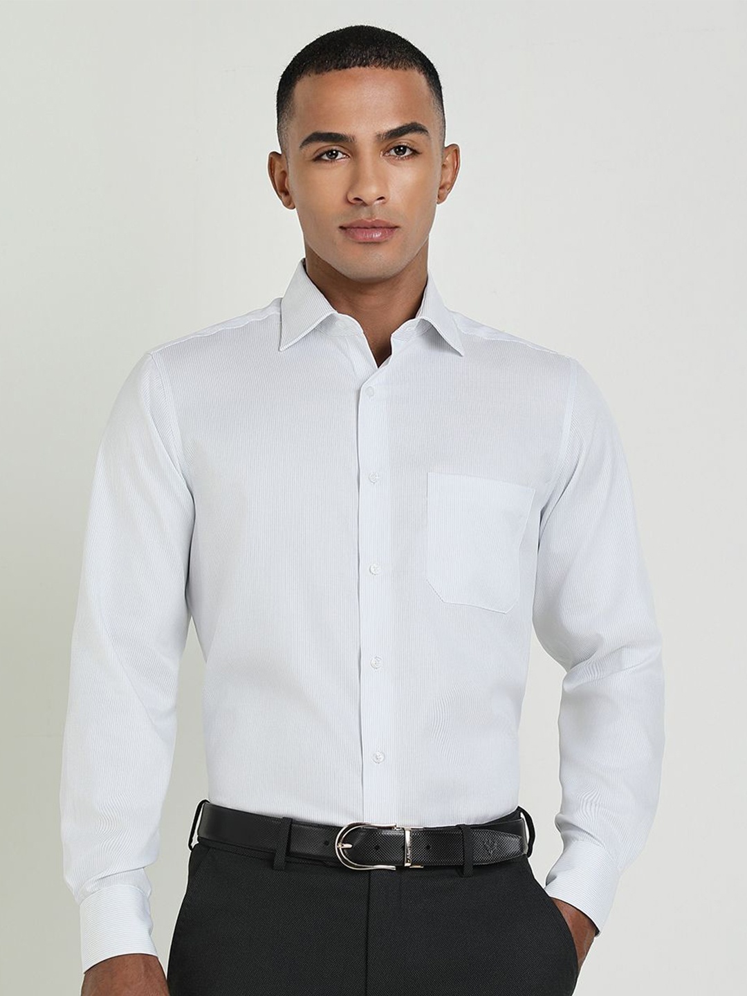 Allen Solly Sport Men Opaque Formal Shirt, White