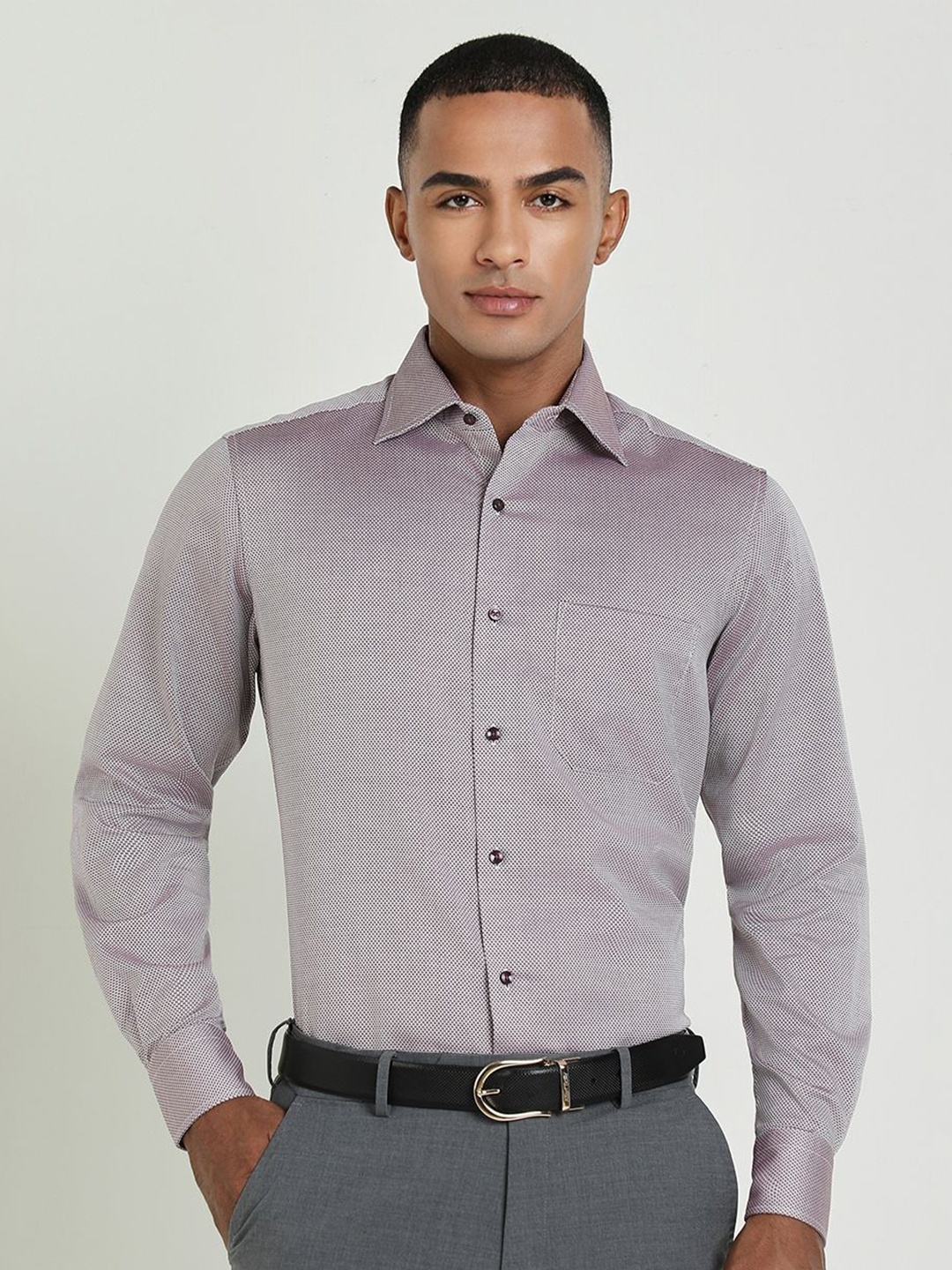 

Allen Solly Sport Men Opaque Formal Shirt, Purple