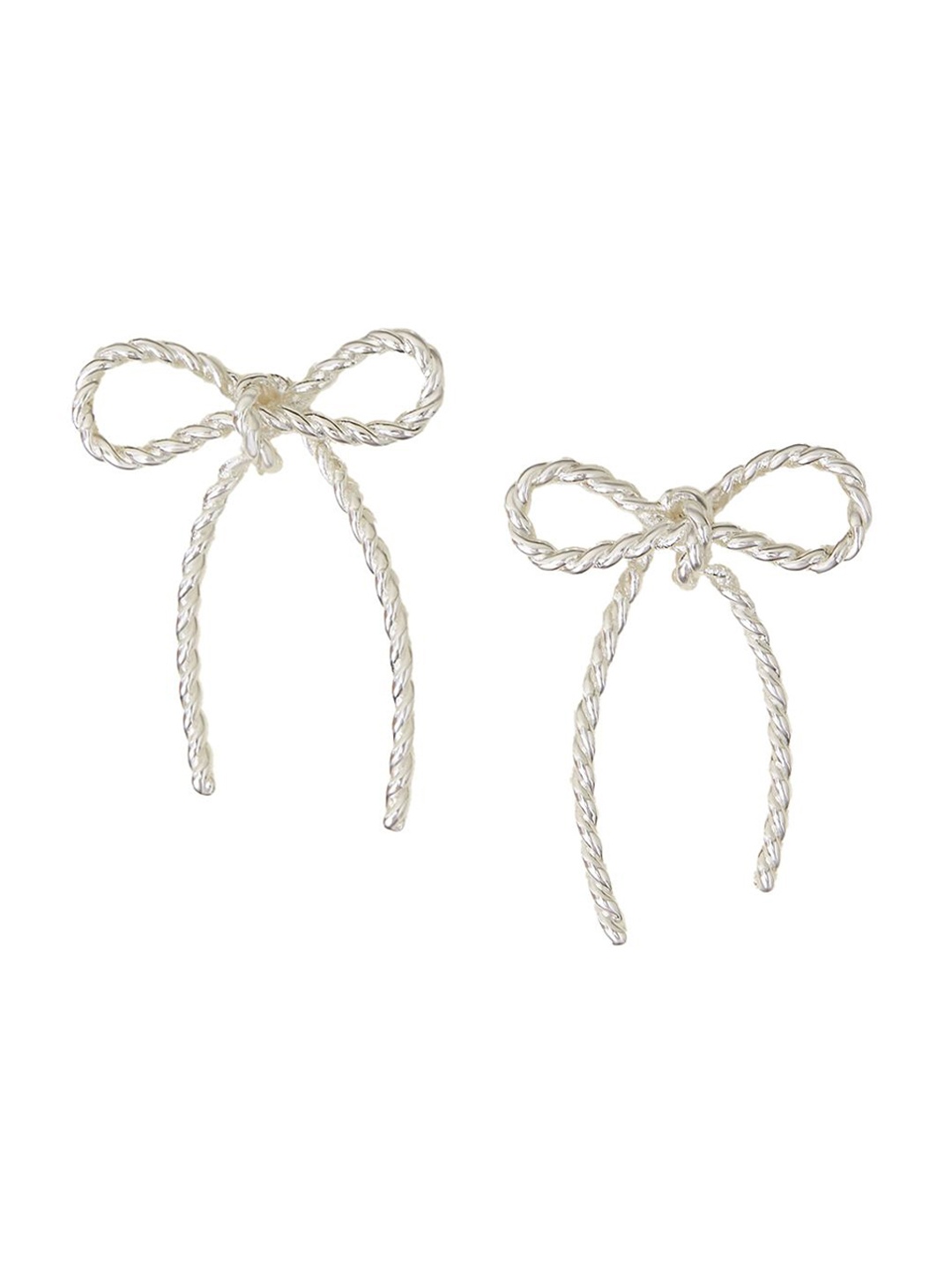 

Accessorize 925 Sterling Silver Stone-Studded Classic Drop Earrings