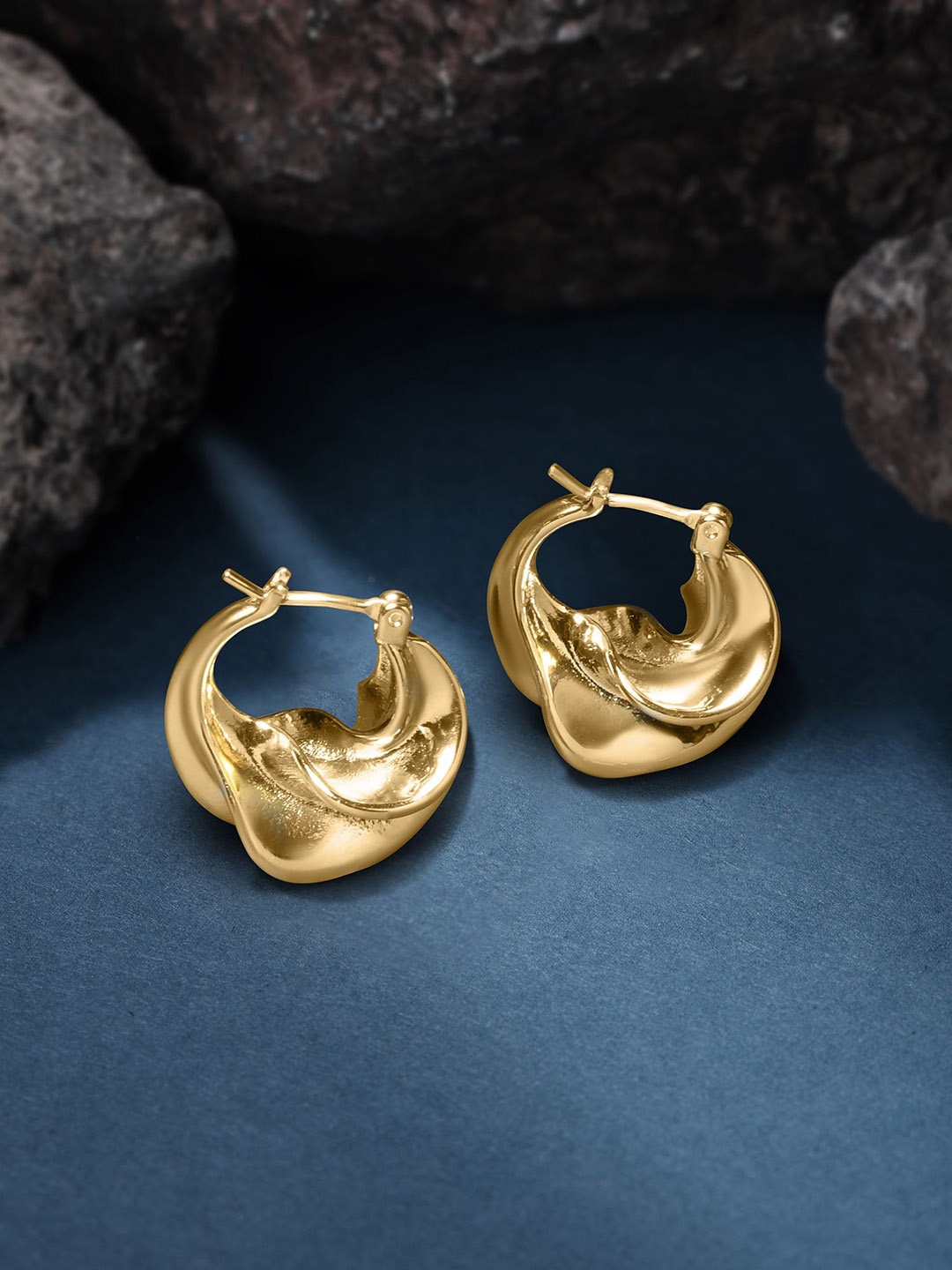 

Accessorize 14K Gold-Plated Contemporary Hoop Earrings
