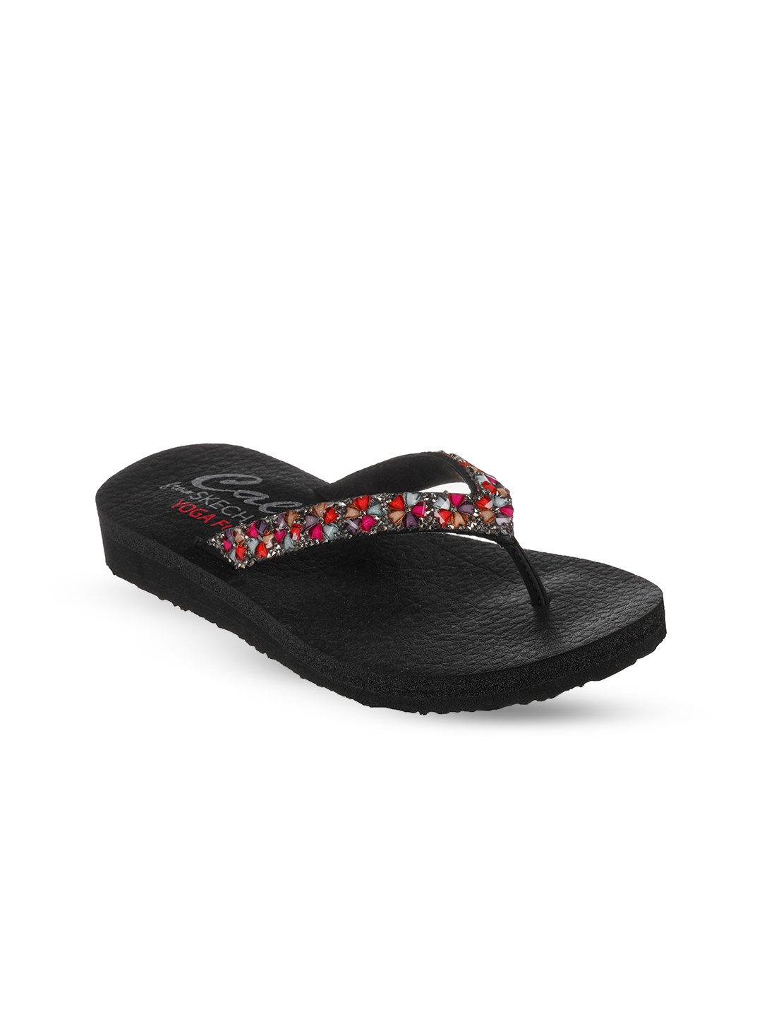 

Skechers MEDITATION Women Room Slippers, Black