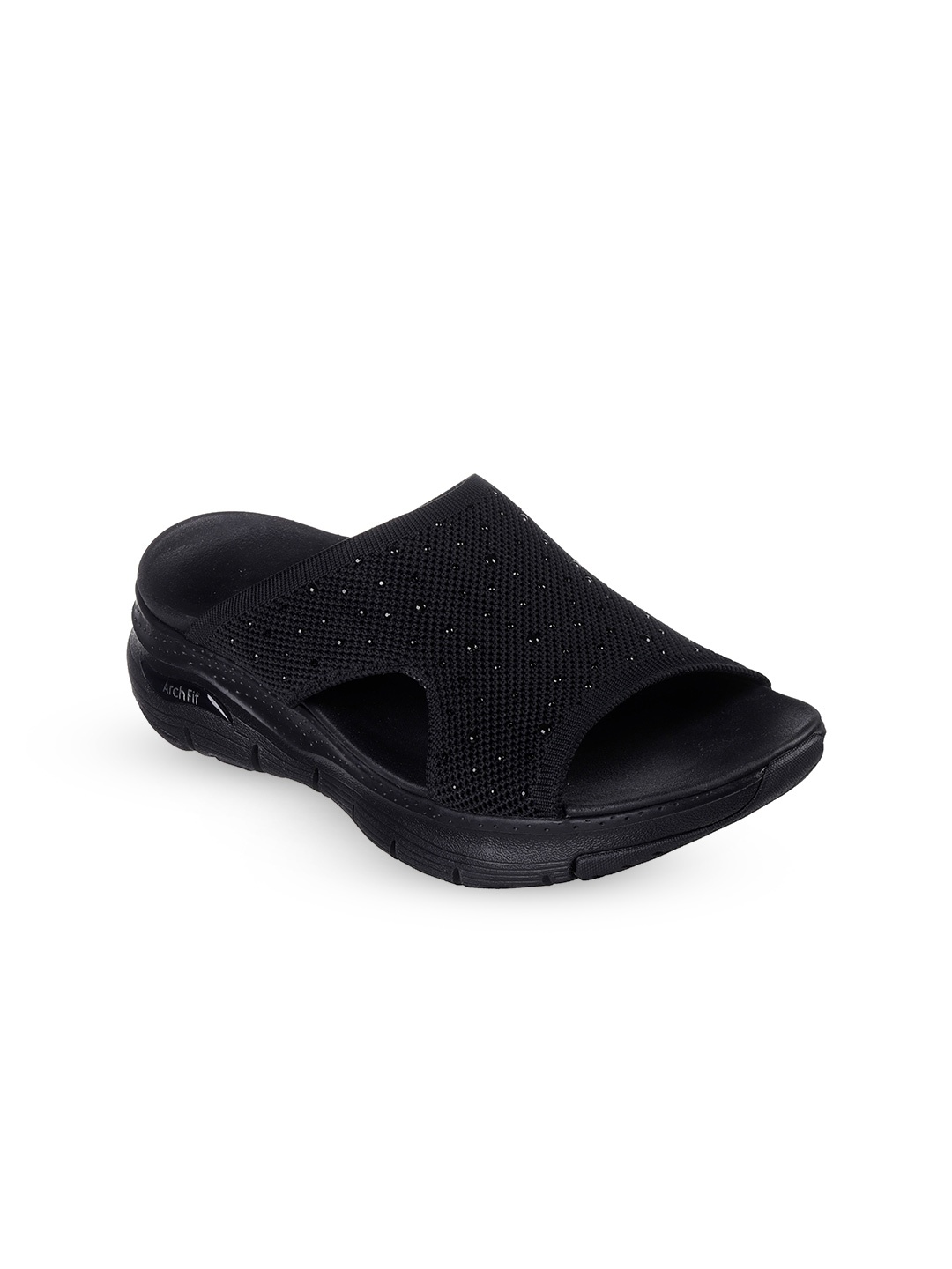 

Skechers ARCH FIT - SWEET MONET Women Sliders, Black