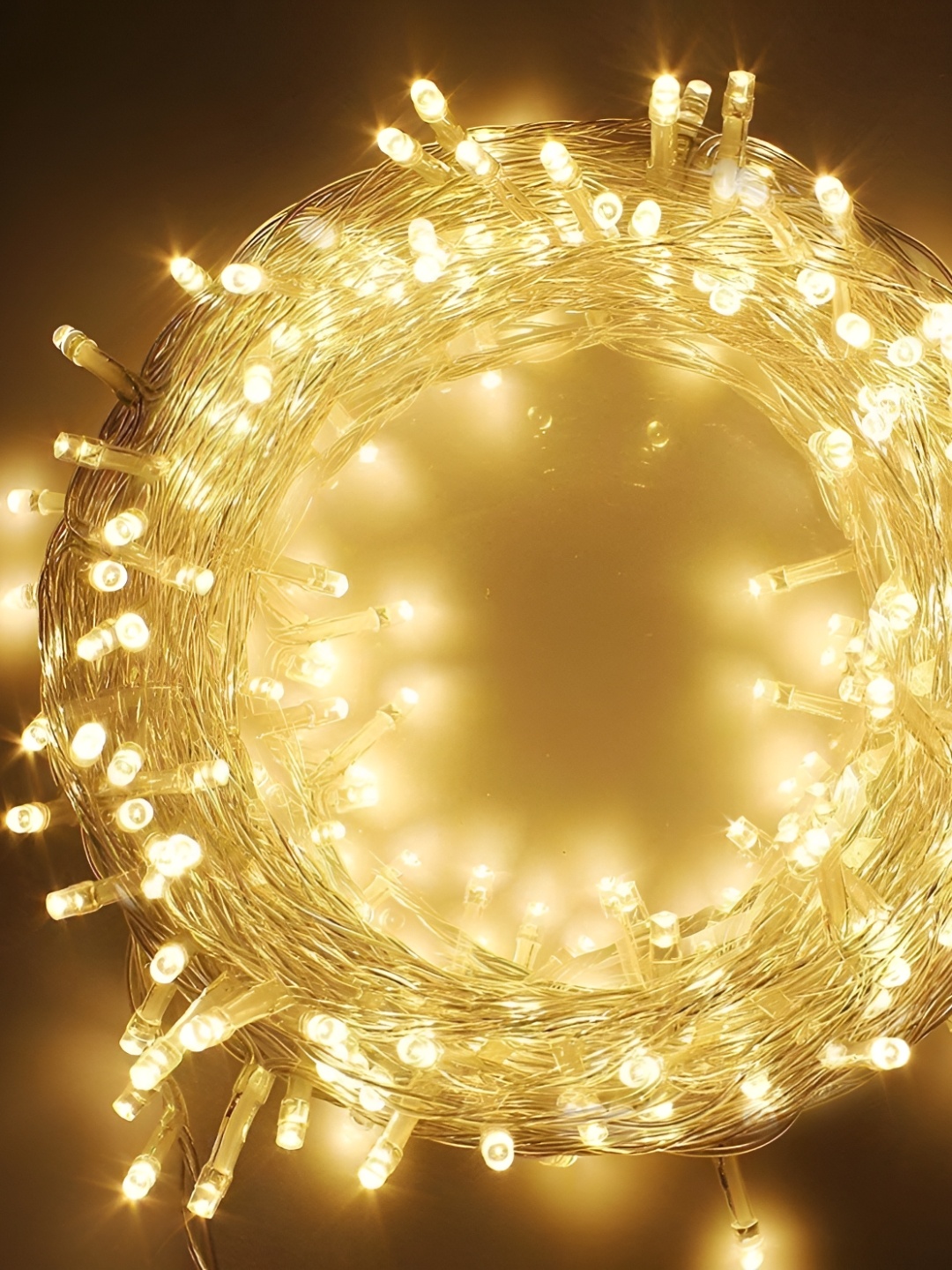 

SPARK WORLD Yellow Rice Shaped LED String Lights