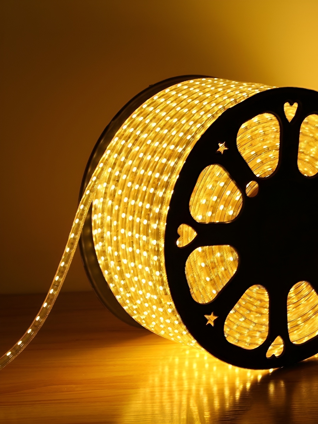 

SPARK WORLD Yellow Rice Shape String Lights