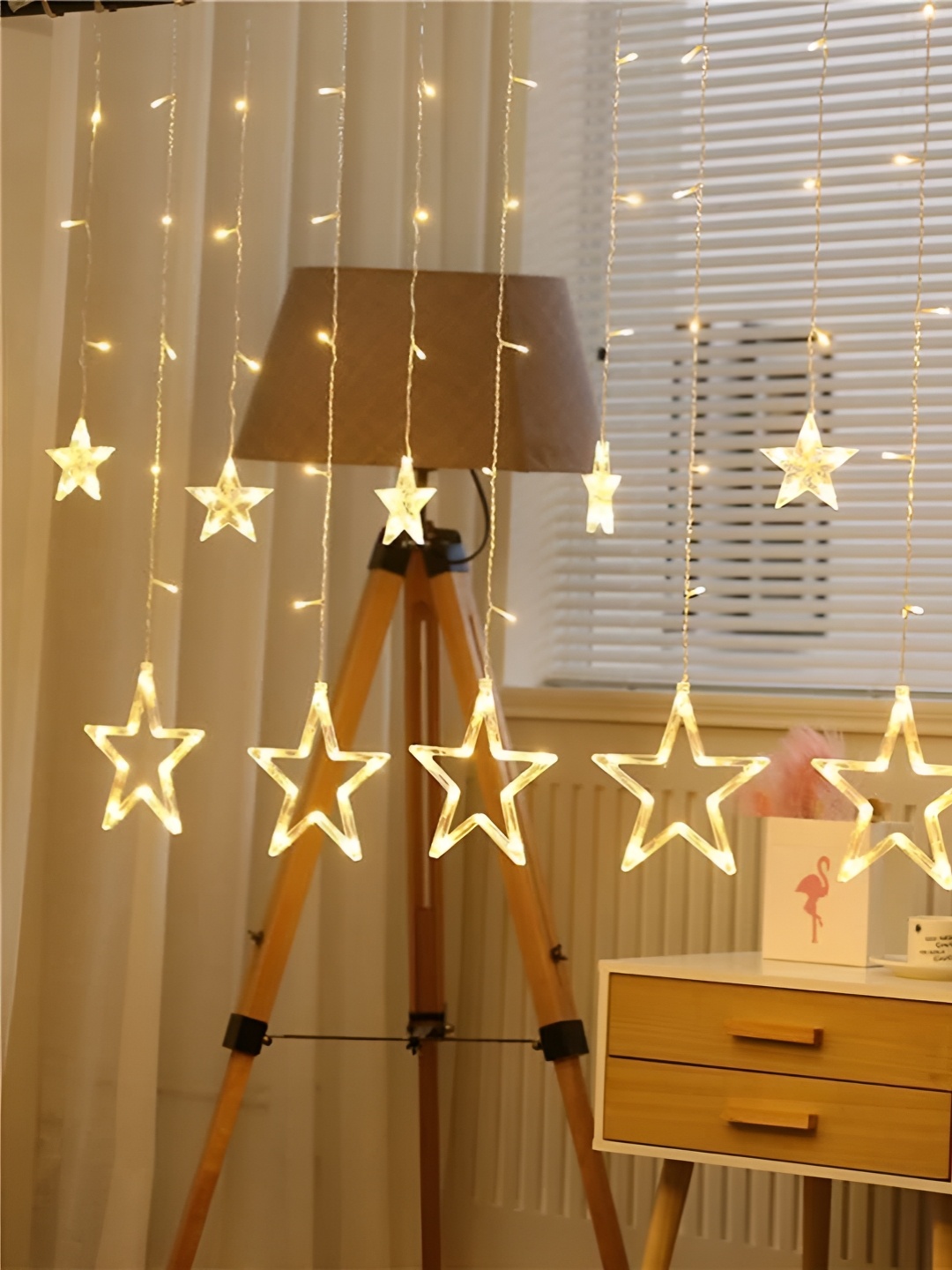 

SPARK WORLD White Star Shape String Lights