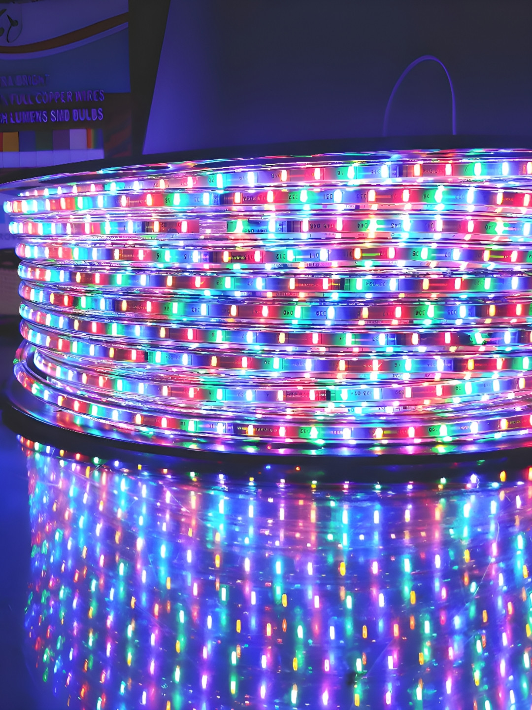 

SPARK WORLD Blue Rice Shape String Lights