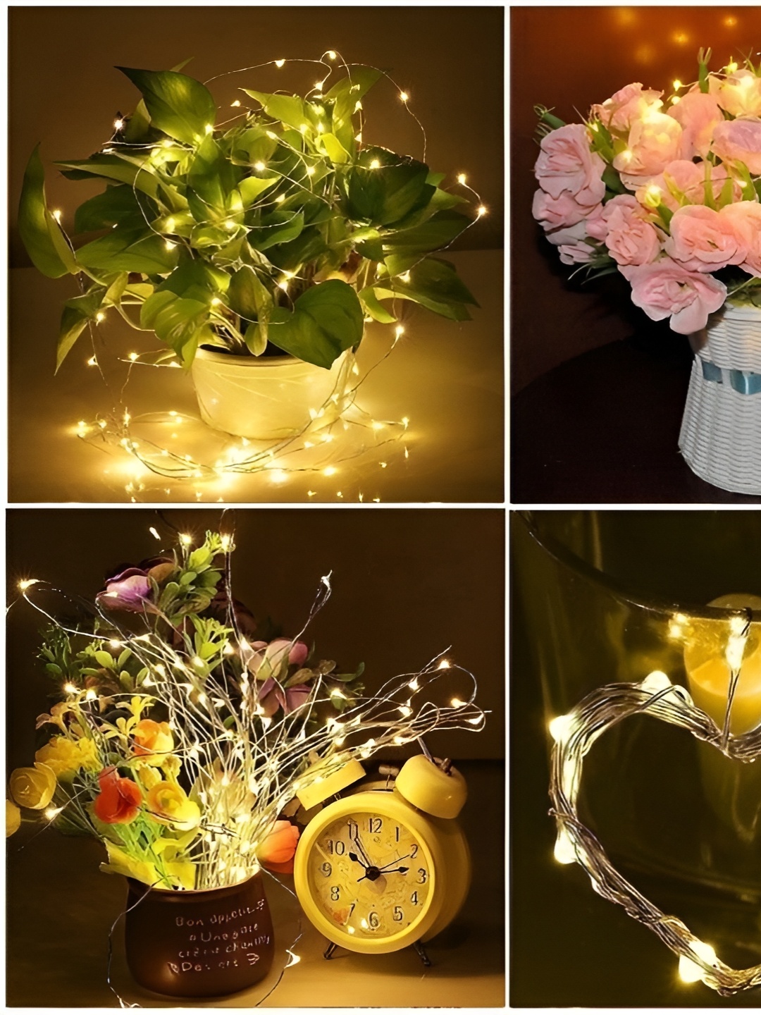 

SPARK WORLD Yellow & Brown 12 Pieces Cork Shape LED String Lights