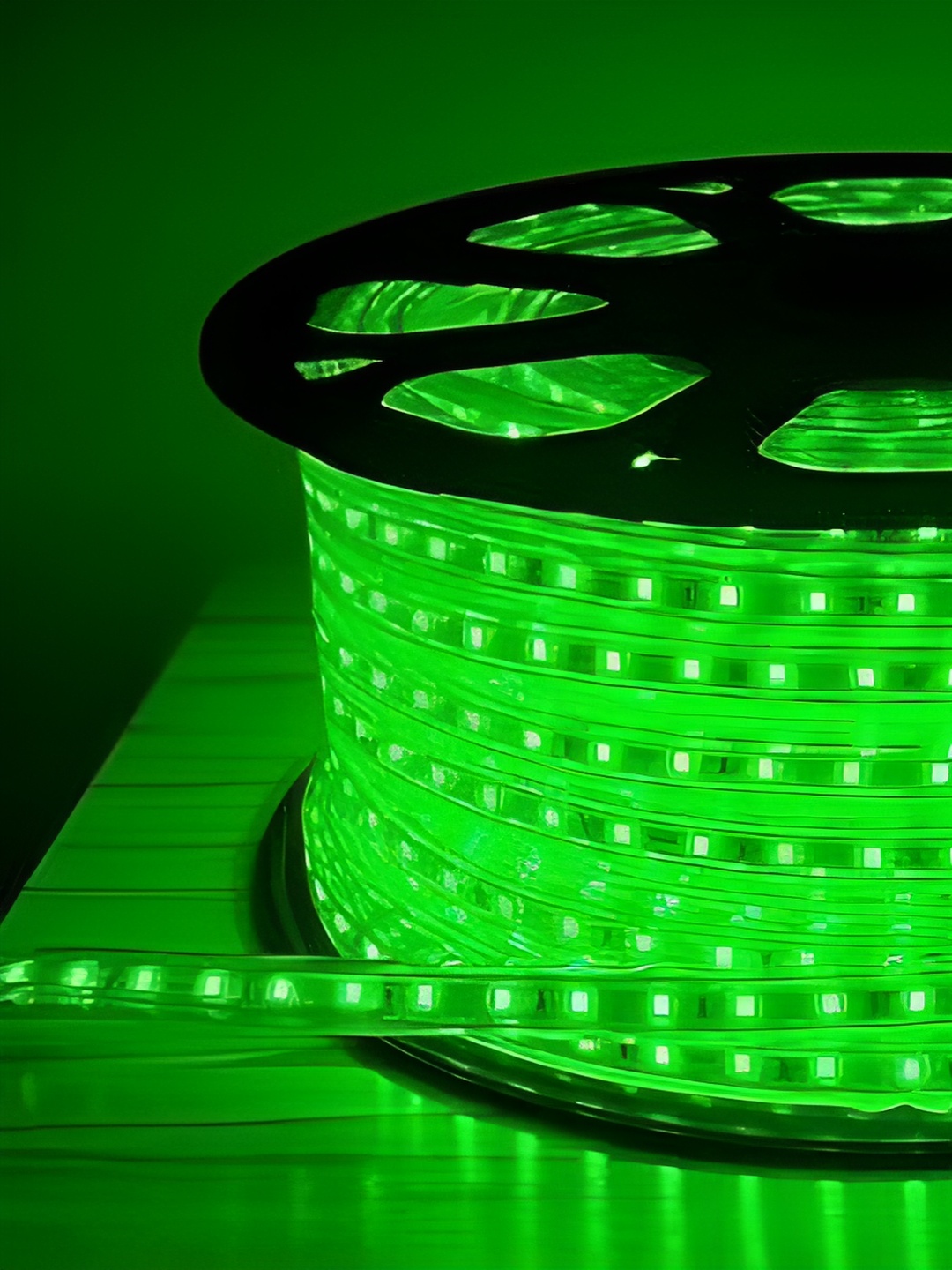 

SPARK WORLD Green & Black Strip Rope LED String Light
