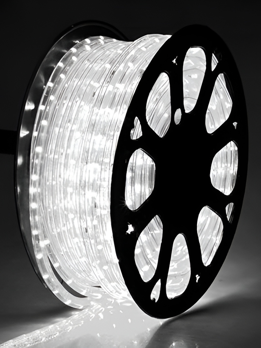 

SPARK WORLD White & Black Strip Rope LED String Lights