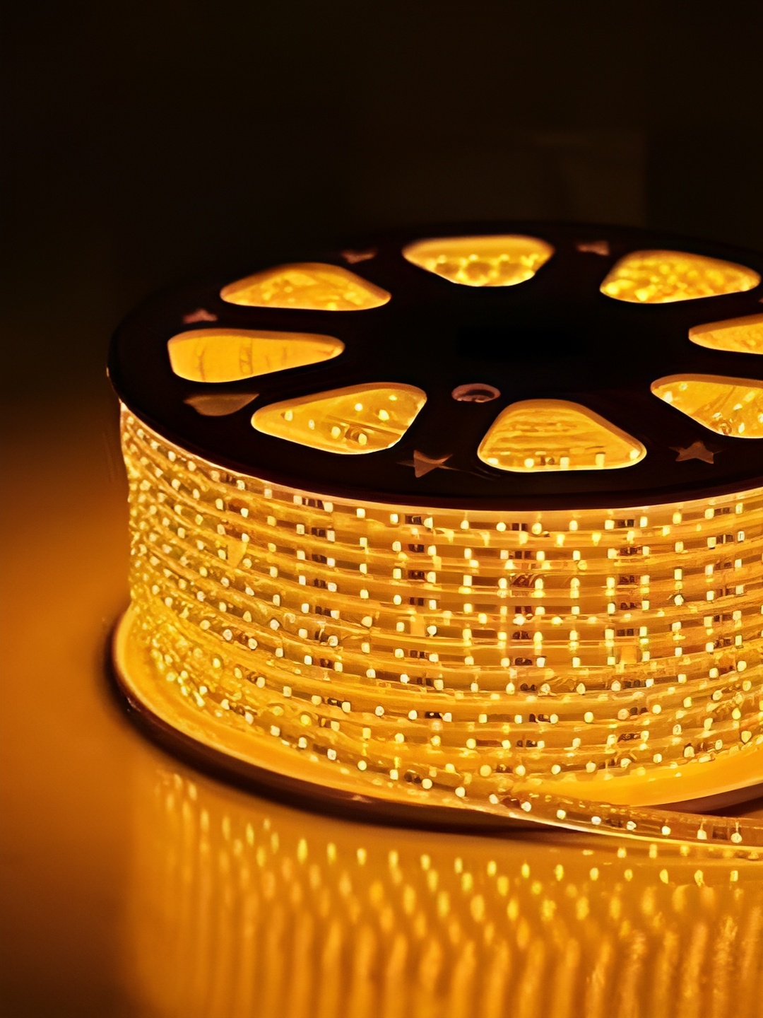 

SPARK WORLD Yellow Rice Shape String Lights