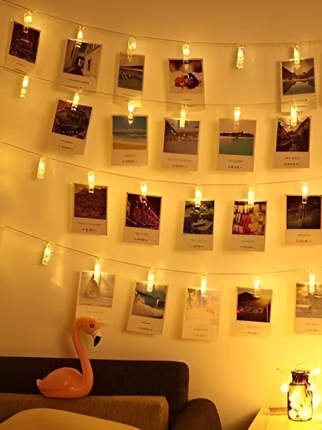 

SPARK WORLD Yellow Photo Clip String Lights