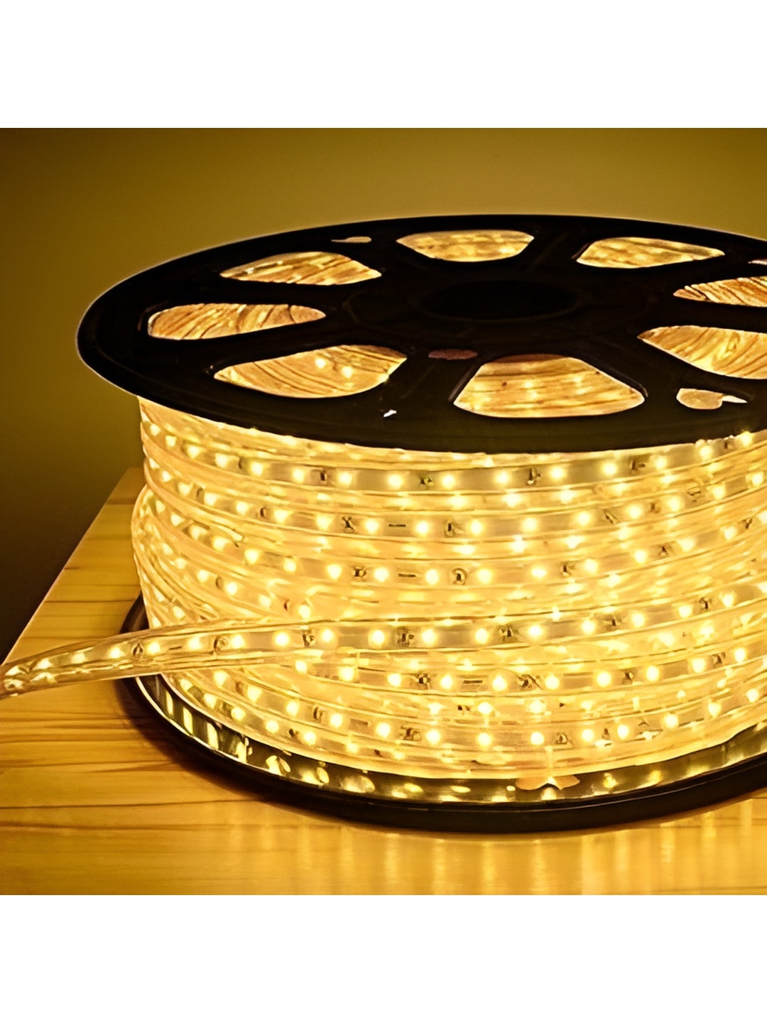 

SPARK WORLD Yellow & Black Strip Rope LED String Light