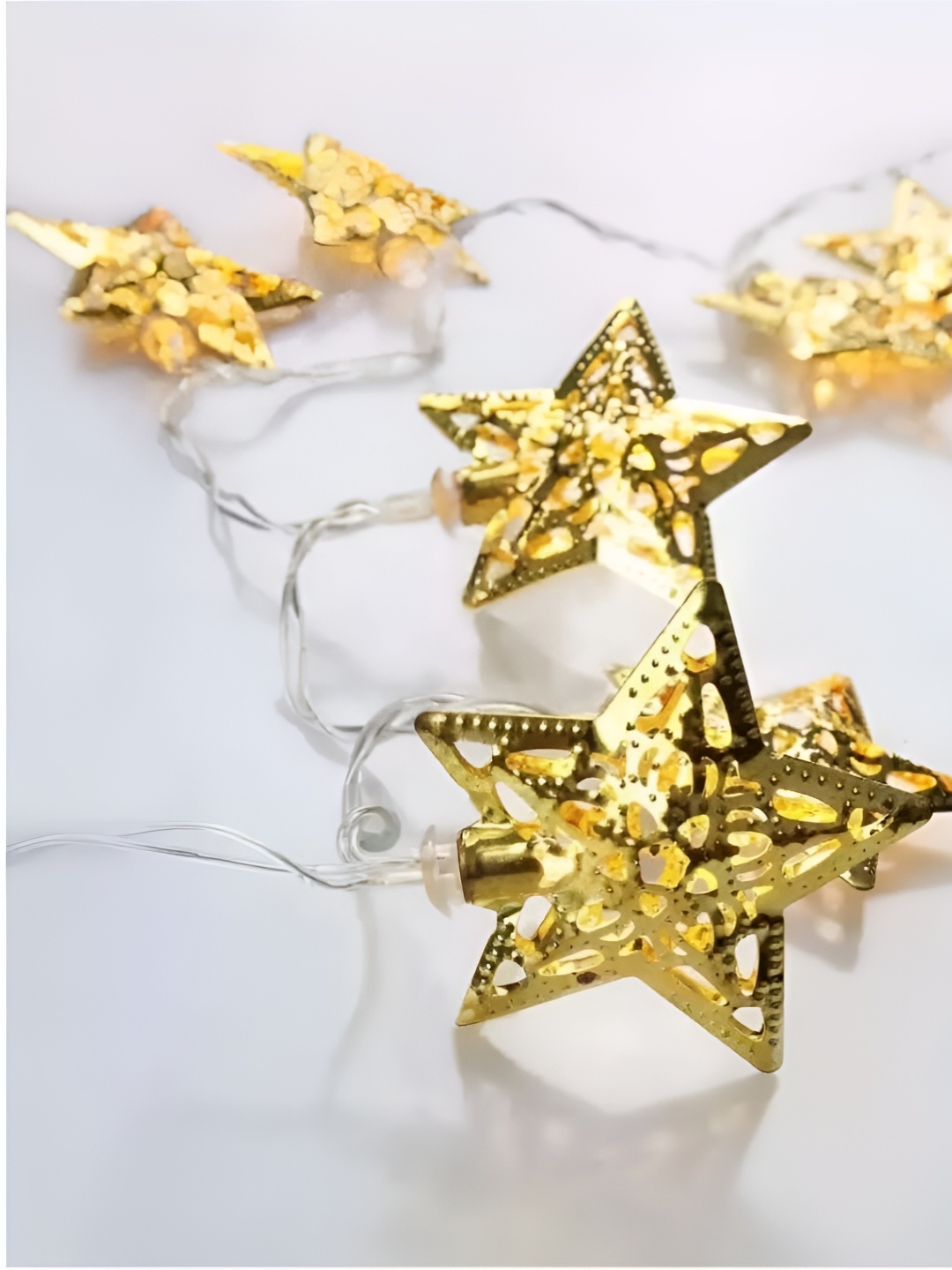 

SPARK WORLD Yellow Rice Shaped LED String Lights