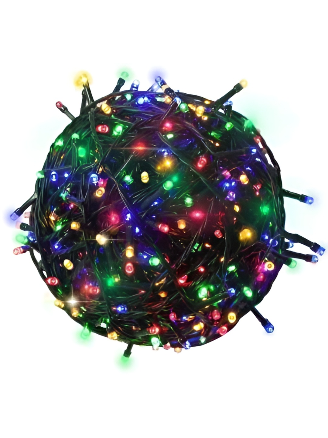 

SPARK WORLD Green & Blue Rice Shaped LED String Lights, Red