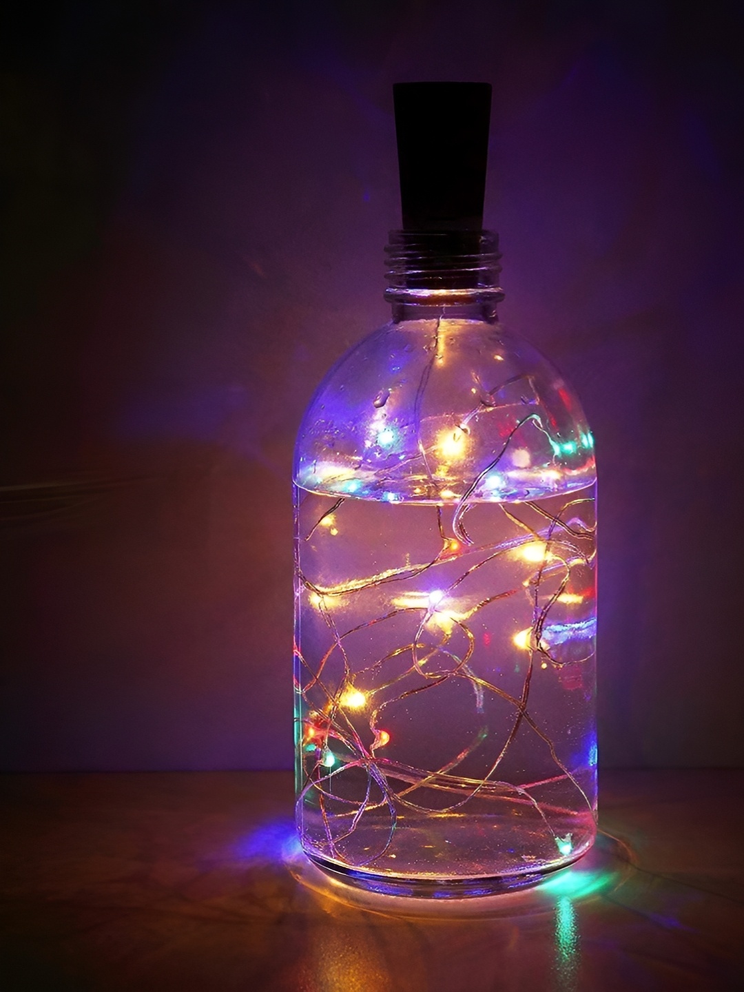 SPARK WORLD Blue & Yellow Rice Shape String Light