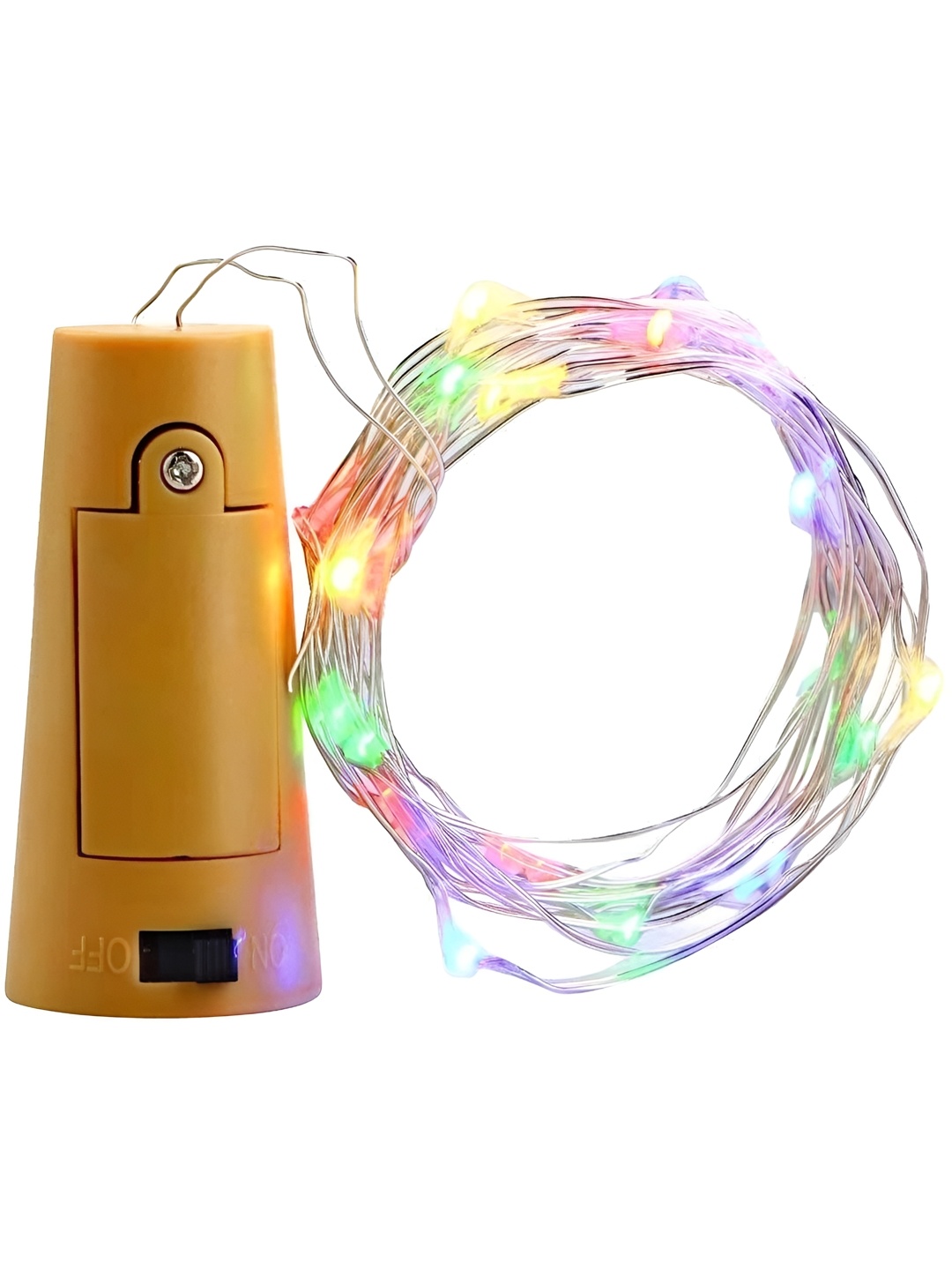 SPARK WORLD White & Blue Cylindrical Shape String Lights