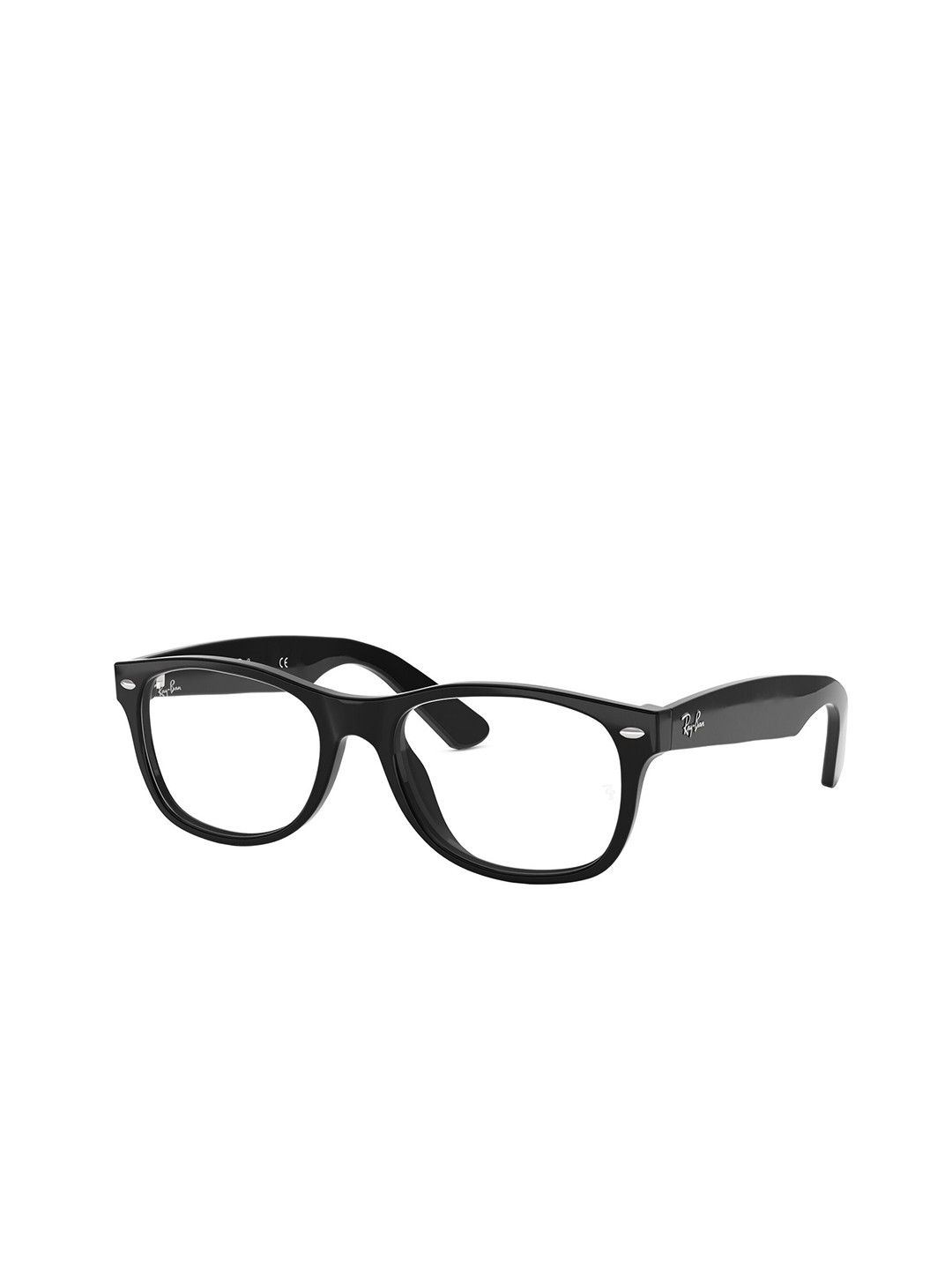 

Ray-Ban Unisex Full Rim UV Protected Lens Square Frames, Black