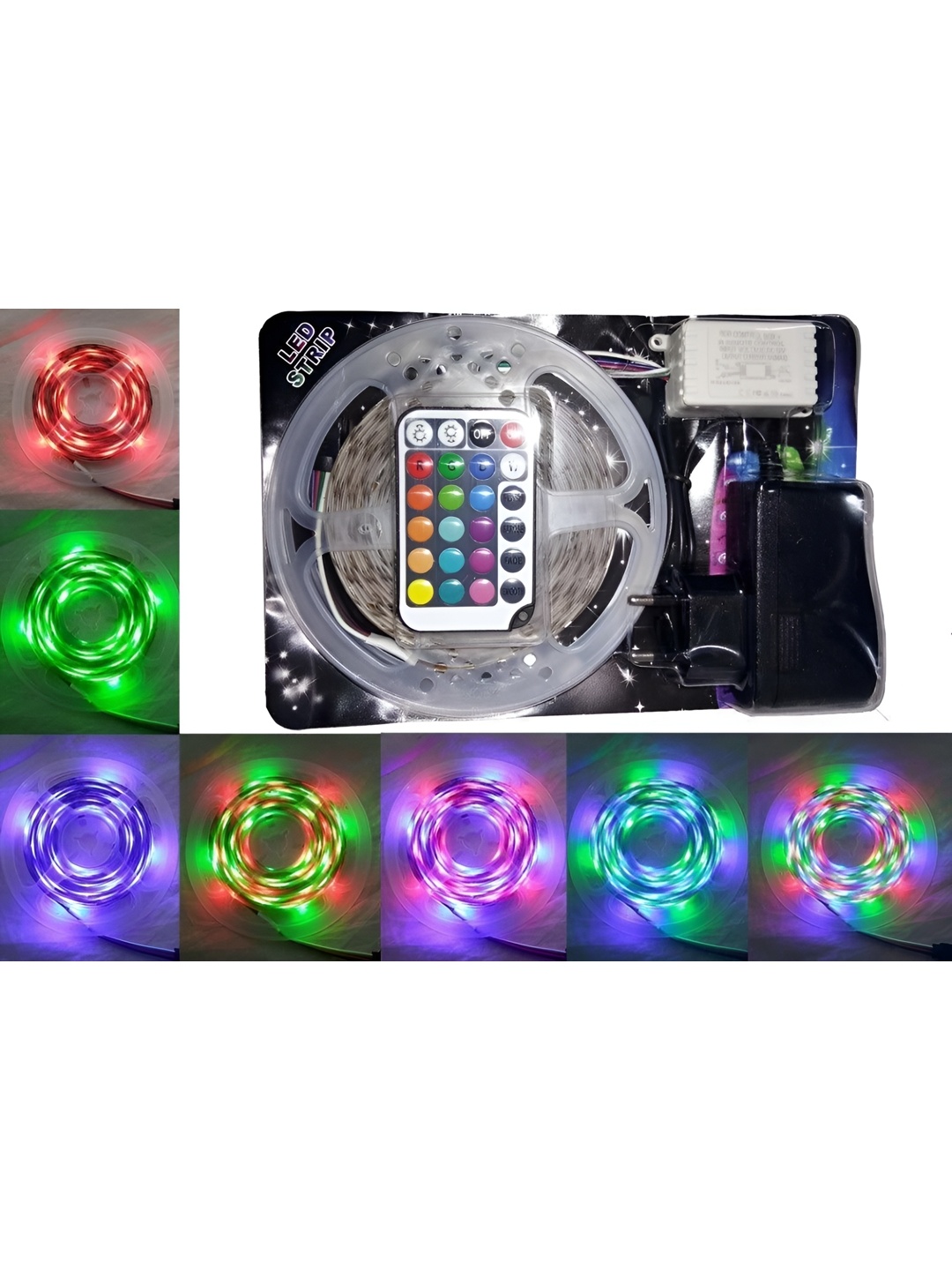 

ENORMITY Red & Green Rice Shape String Lights