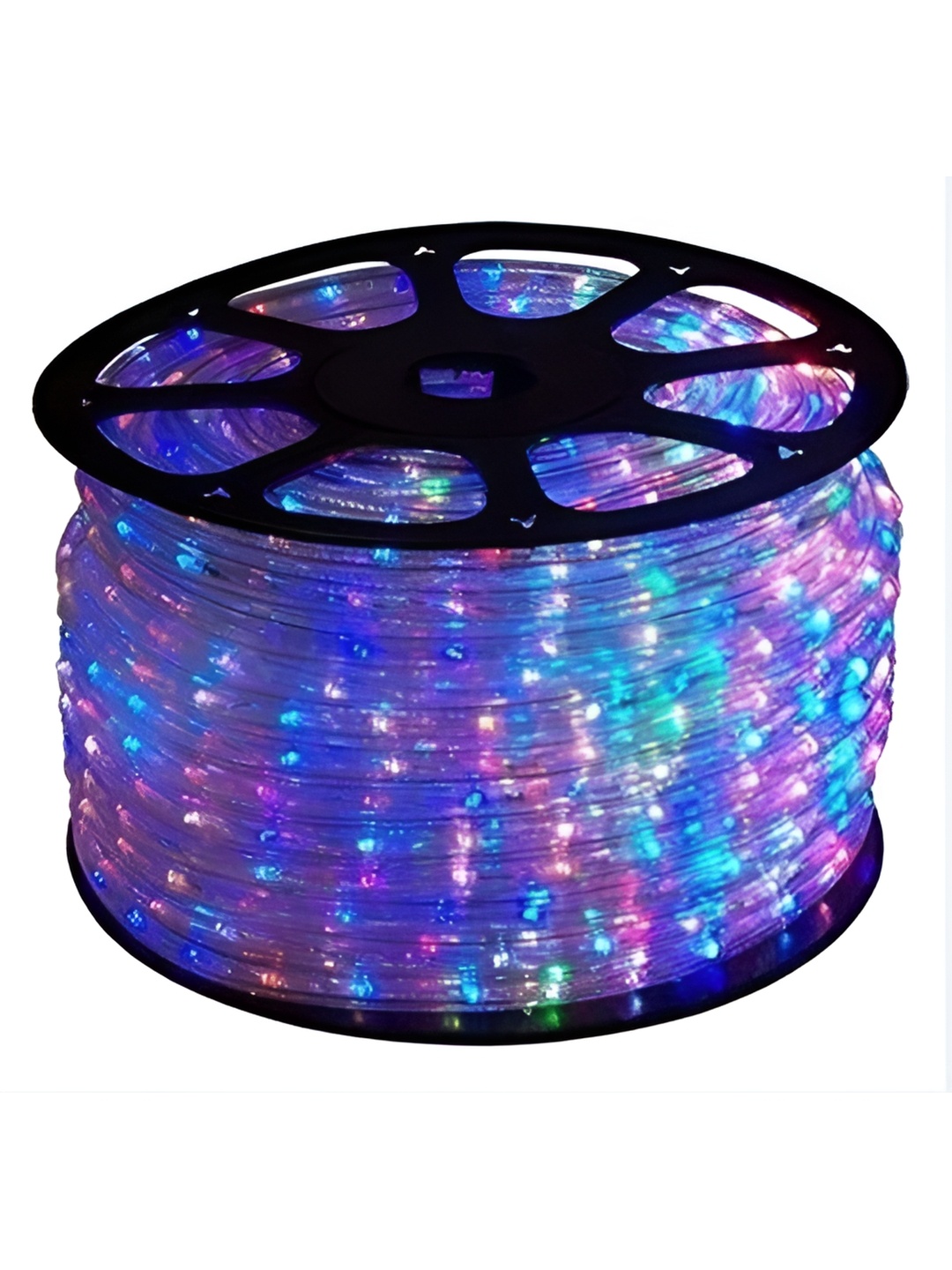 ENORMITY Blue & Black Rice Shape String Lights