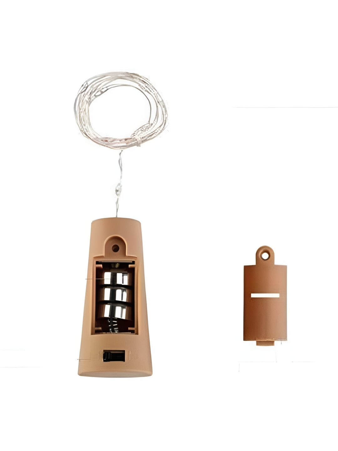 

ENORMITY Gold Toned & White Rice Shape String Light