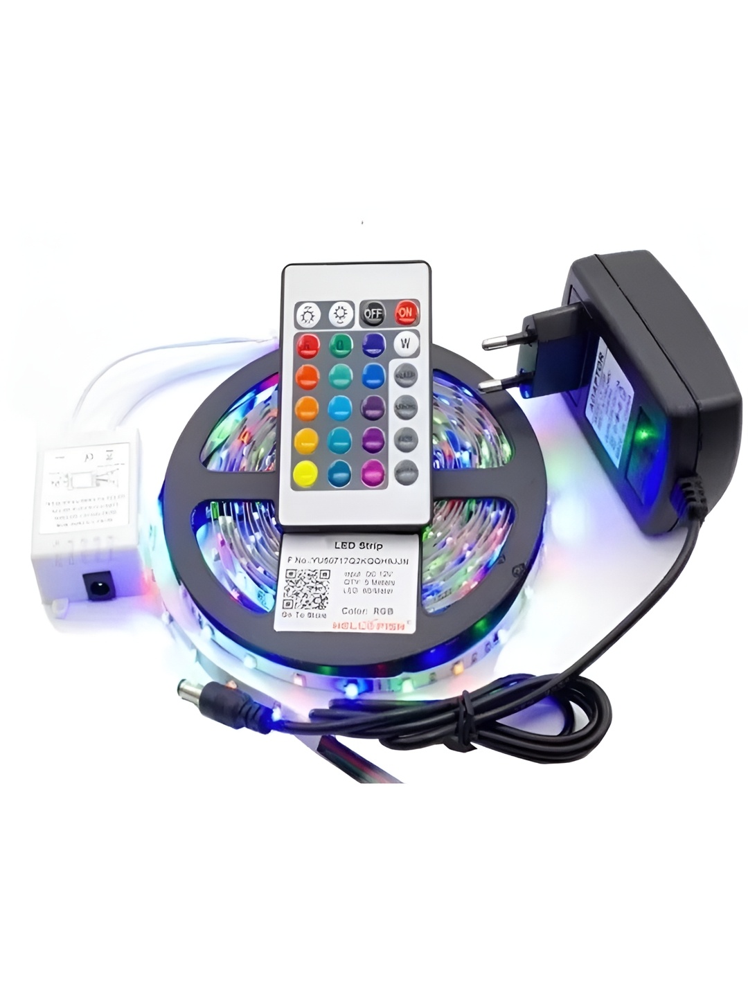 

ENORMITY Yellow & Blue Rice Shape LED String Lights