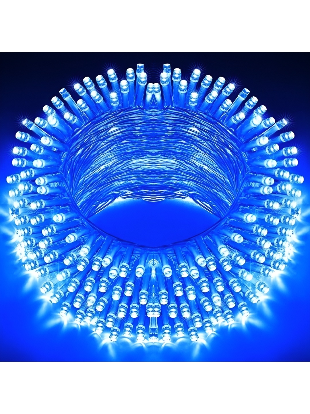 

ENORMITY Blue Rice Shape String Lights