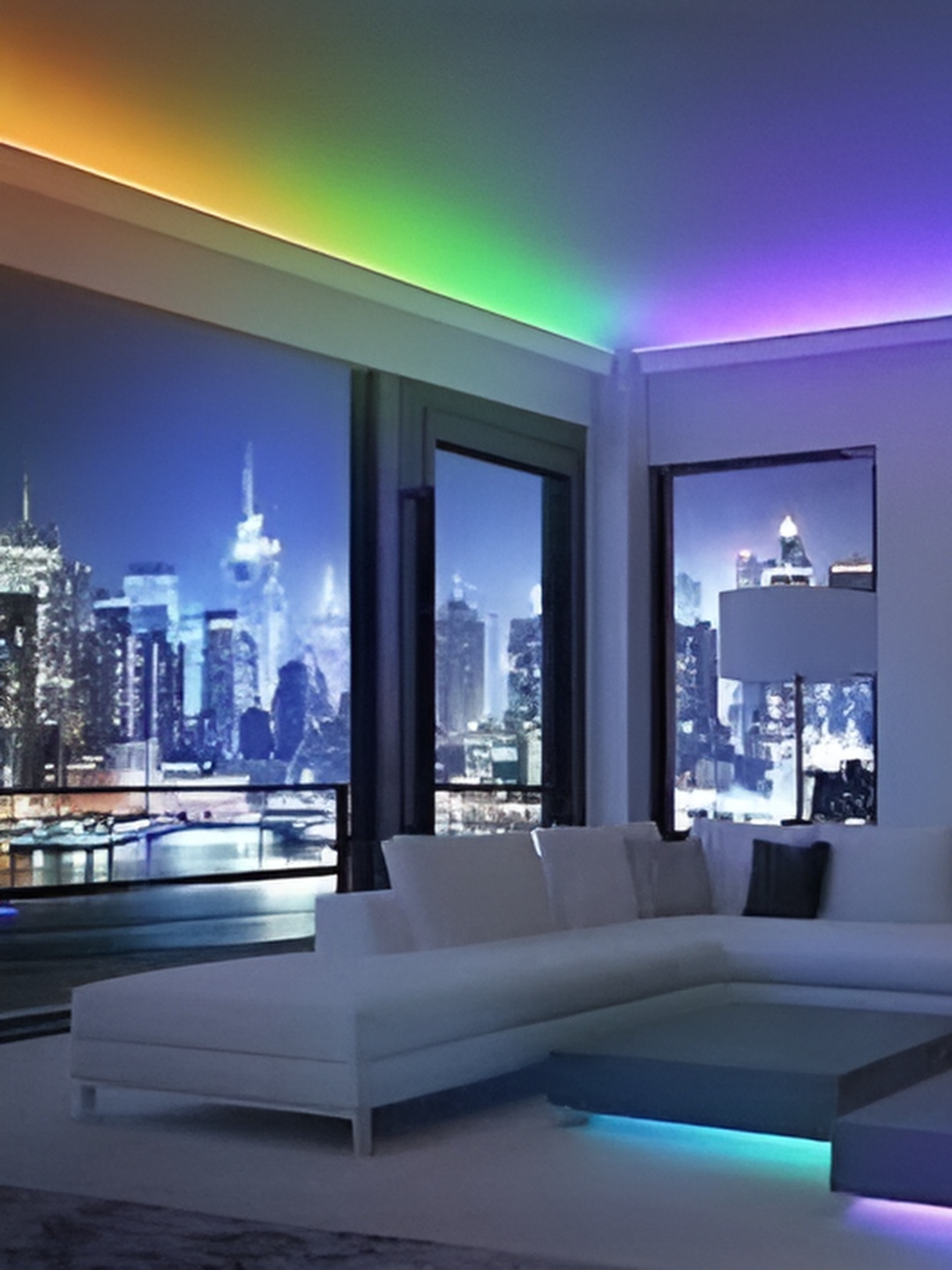 ENORMITY Blue Rice Shape String Light