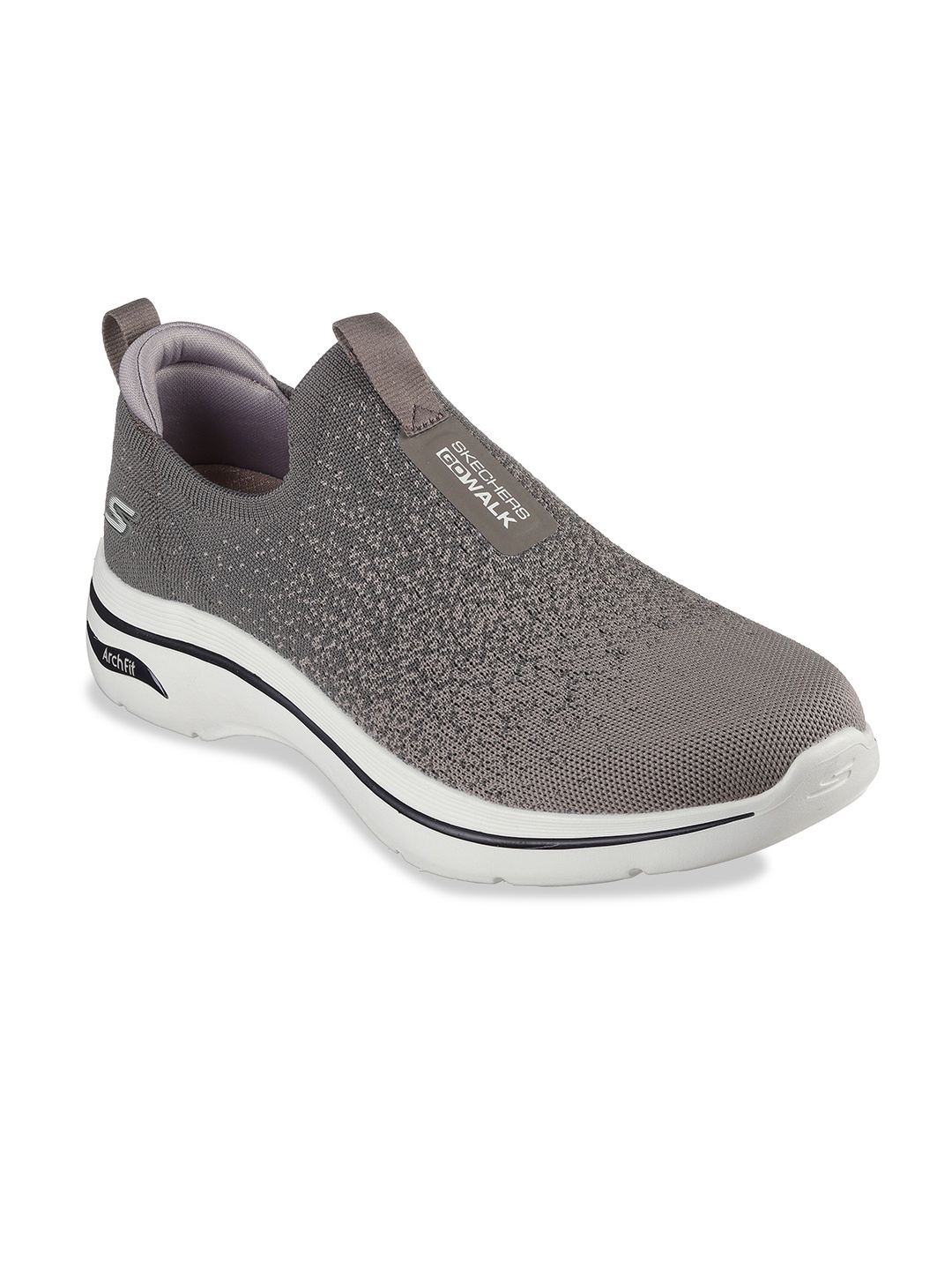 

Skechers Men GO WALK ARCH FIT 2.0 - LINEAR Walking Shoes, Grey