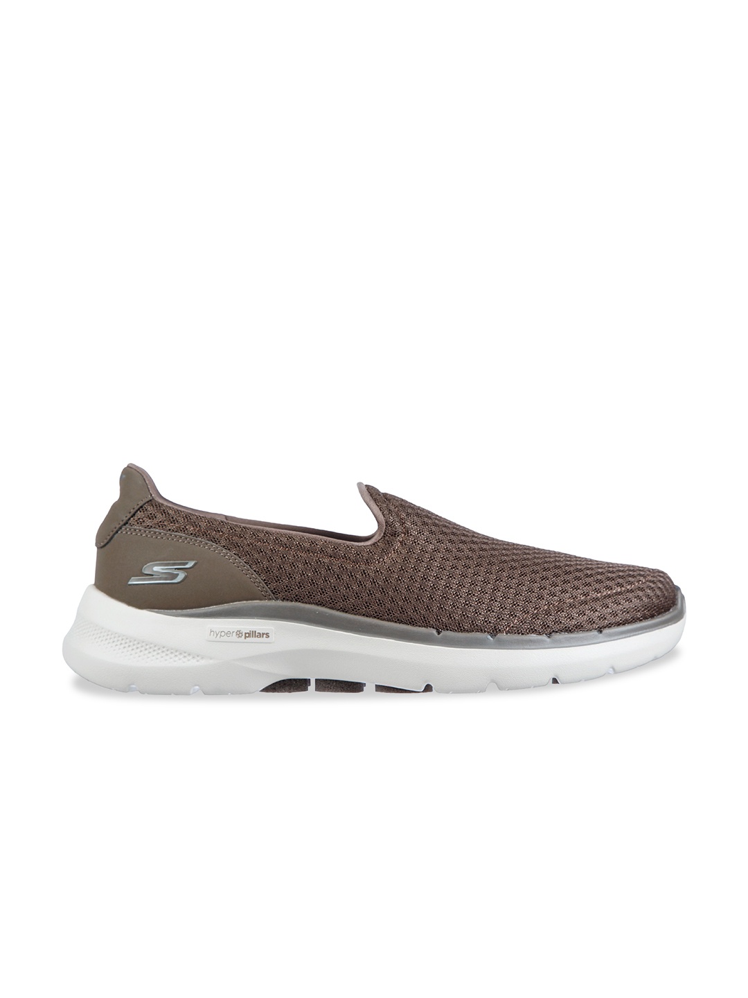 

Skechers GO WALK 6 - MOTLEY Men Walking Sports Shoes, Taupe